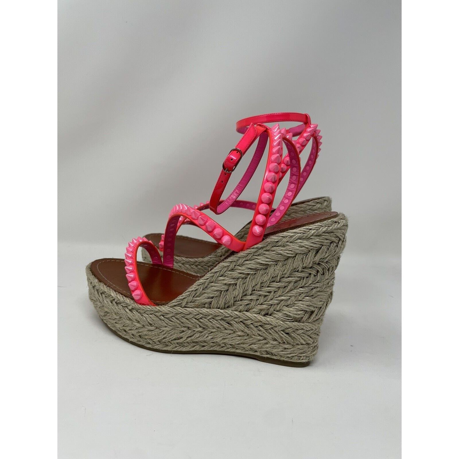 Christian Louboutin Christian Louboutin Mafaldina Zeppa 120 Pink NIB 39 Size US 9 / IT 39 - 8 Thumbnail