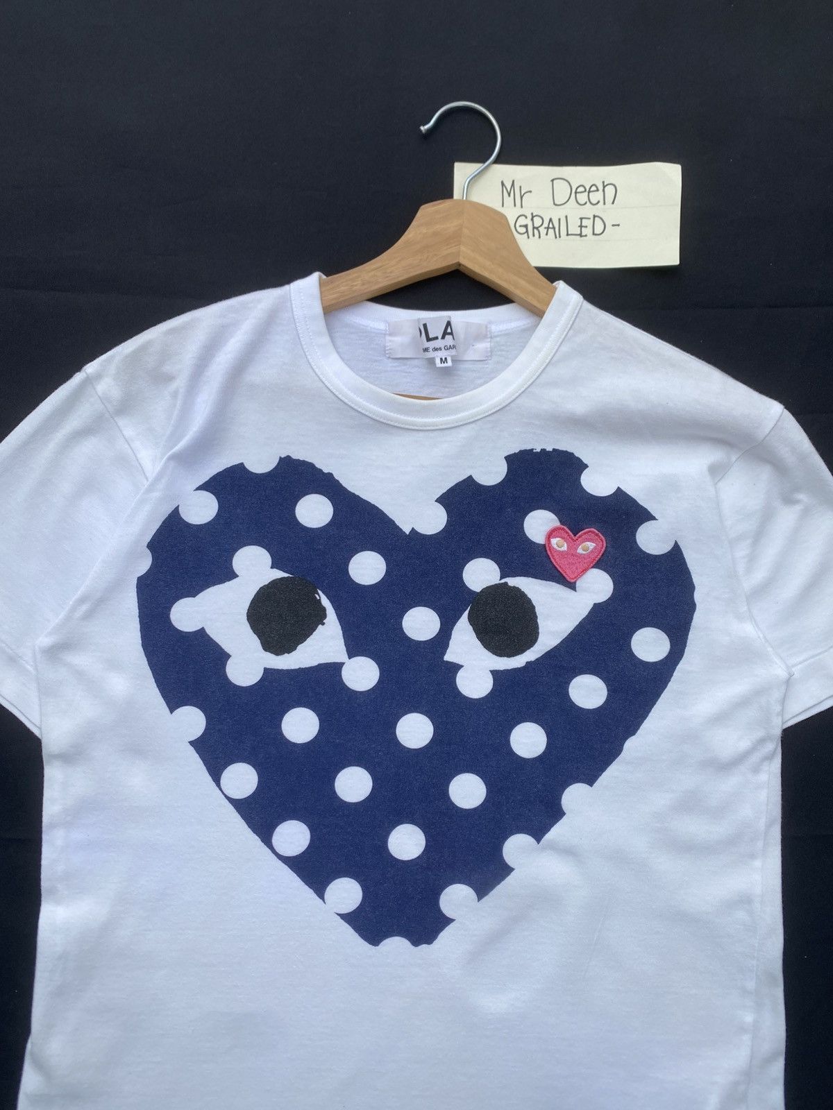 Comme des Garcons Play Comme Des Garcons T Shirt Polka Dot Big Logo Size US S / EU 44-46 / 1 - 5 Thumbnail