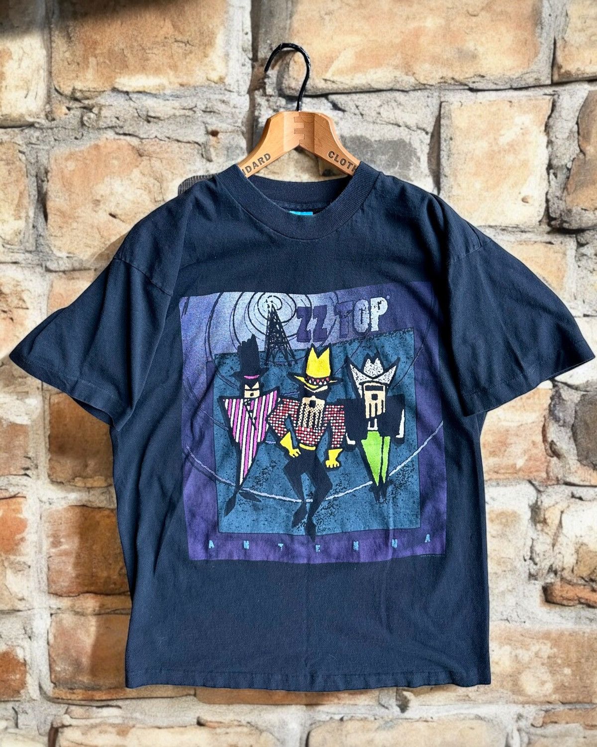 Band Tees × Vintage 1994 ZZ Top Antenna Tour Tee Size US L / EU 52-54 / 3 - 1 Thumbnail