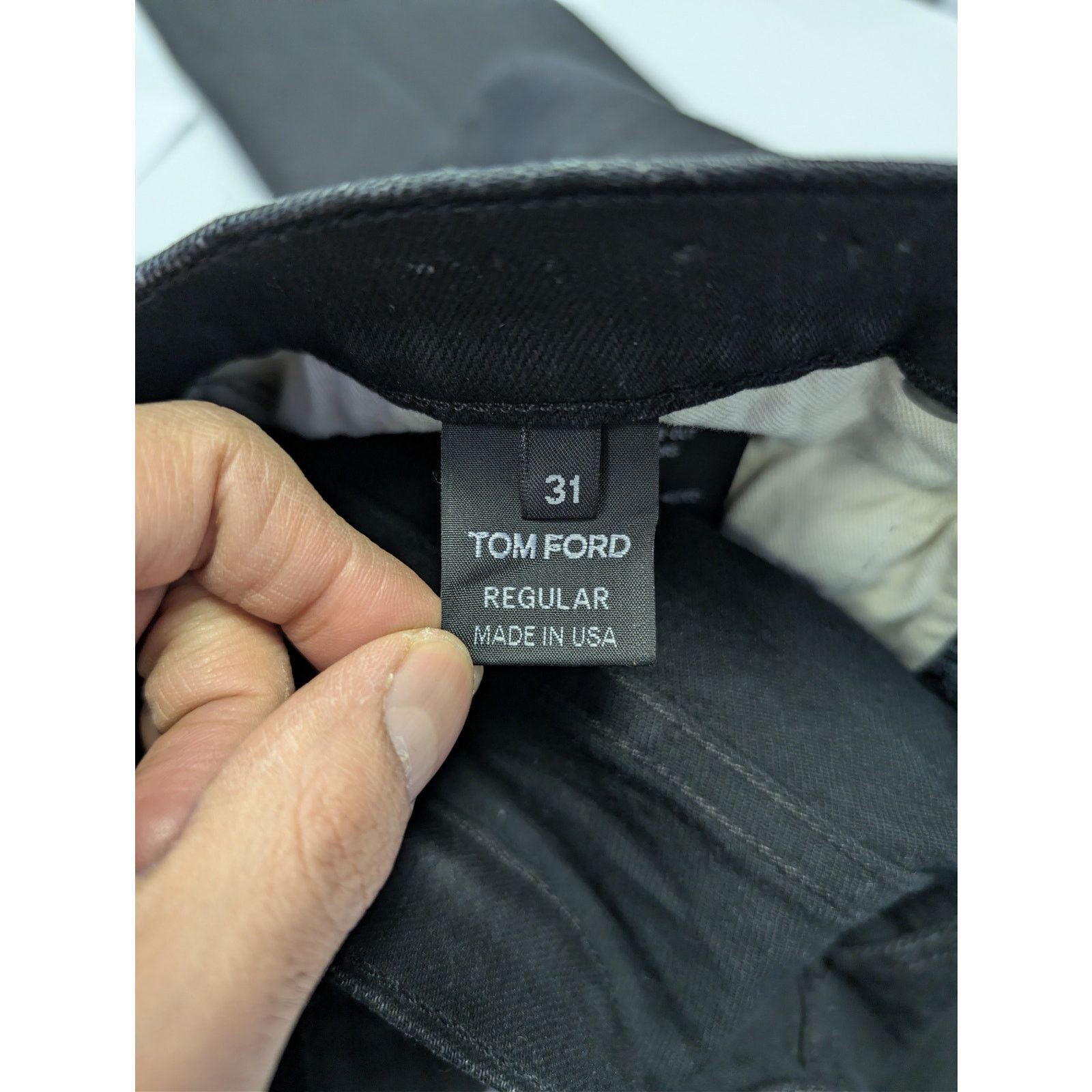 Tom Ford o1rshd1 Denim Jeans Pants in Black Size US 31 - 16 Thumbnail