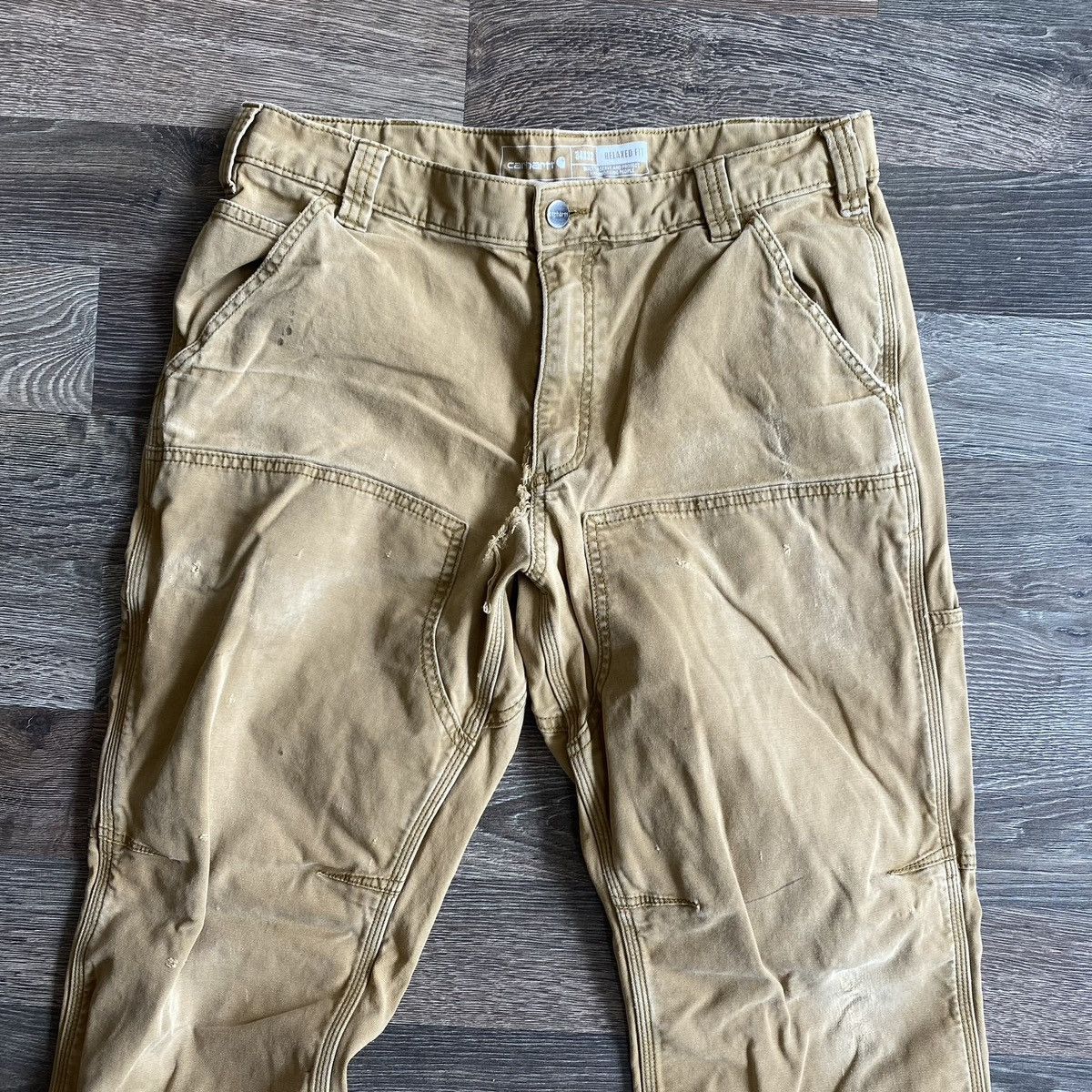 Carhartt × Vintage Carhartt double knee workwear pants Size US 34 / EU 50 - 4 Thumbnail