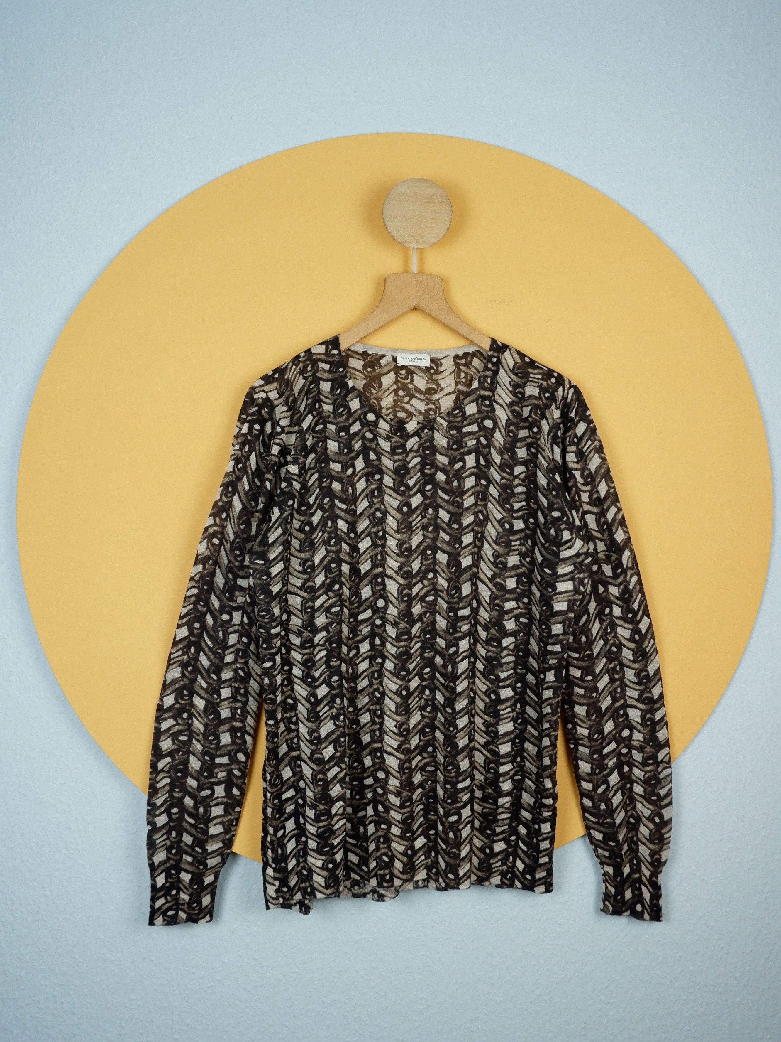 Dries Van Noten Last drop! Dries van Noten featherlight printed sweater Size US M / EU 48-50 / 2 - 1 Thumbnail