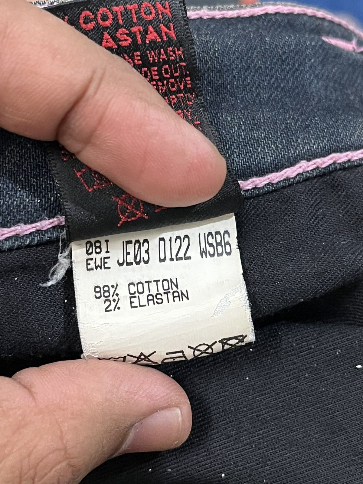 Evisu × Vintage Vintage Evisu EU.ED Distressed Mudwash Denim Size US 31 - 13 Thumbnail