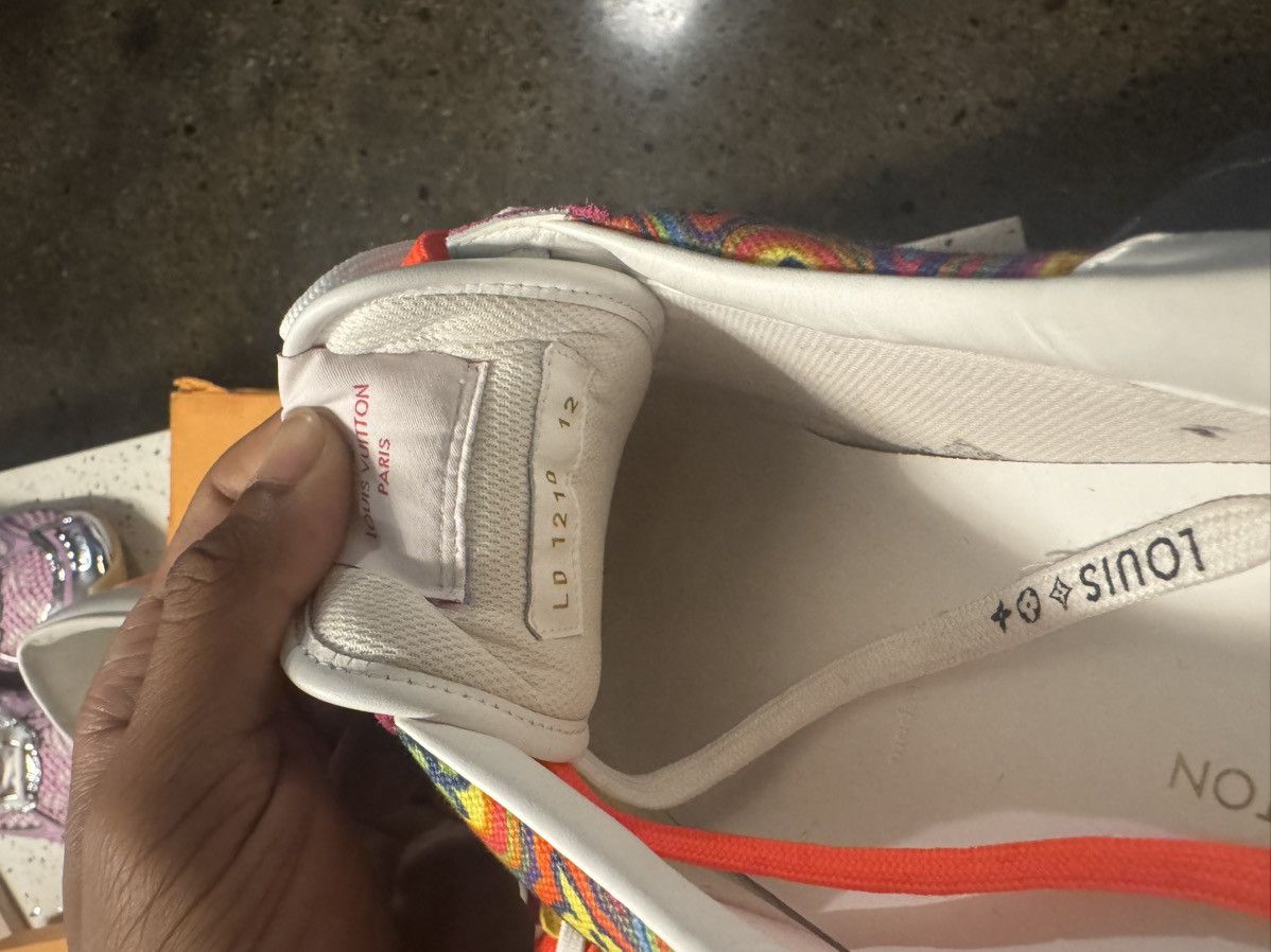 Louis Vuitton Louis Vuitton Ollie Psychedelic sneaker Size US 12 / EU 45 - 7 Thumbnail