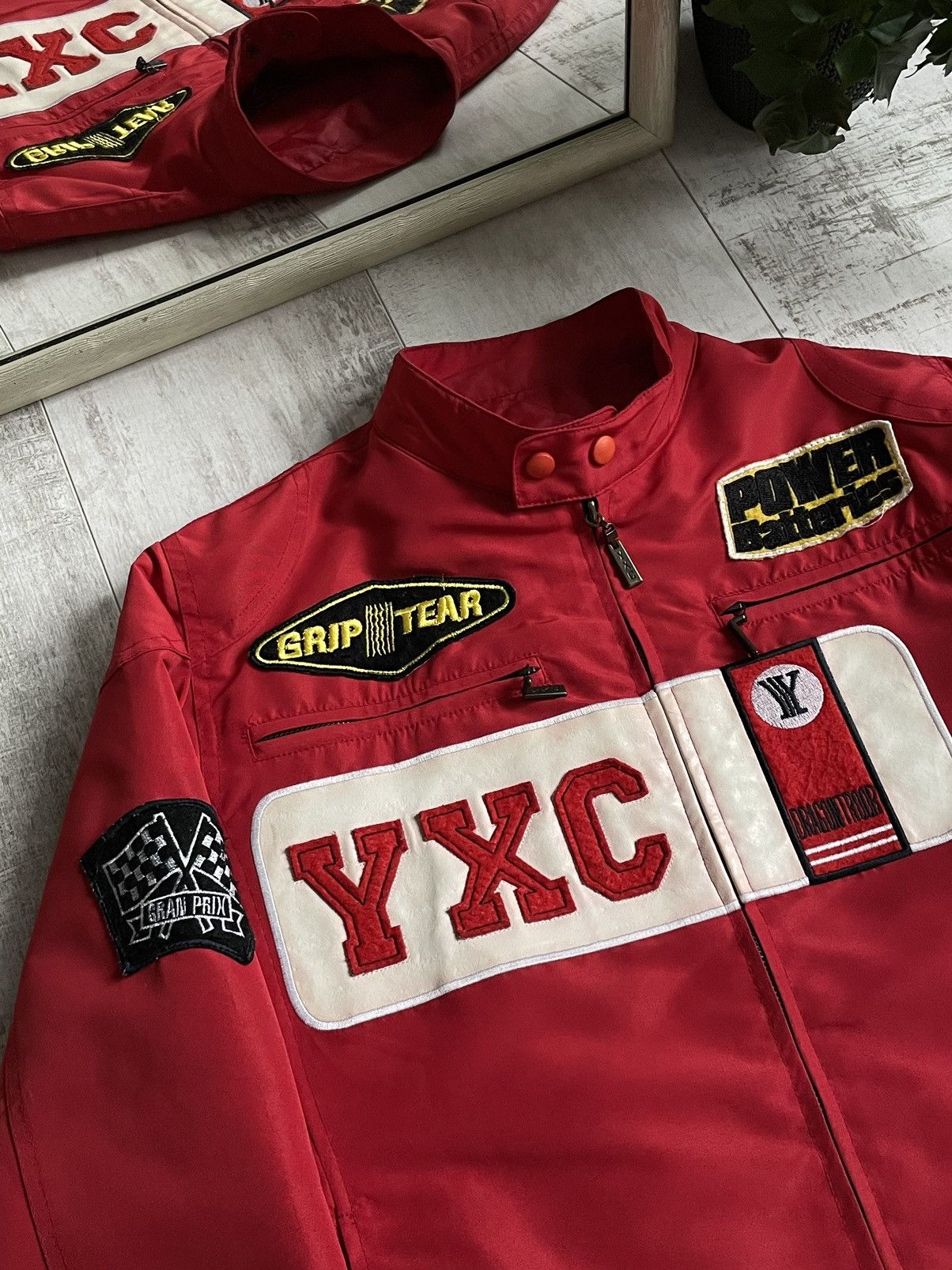 Vintage Vintage 90’s Grand Prix Racing Jacket YXC Power Battaries F1 Size US M / EU 48-50 / 2 - 3 Thumbnail