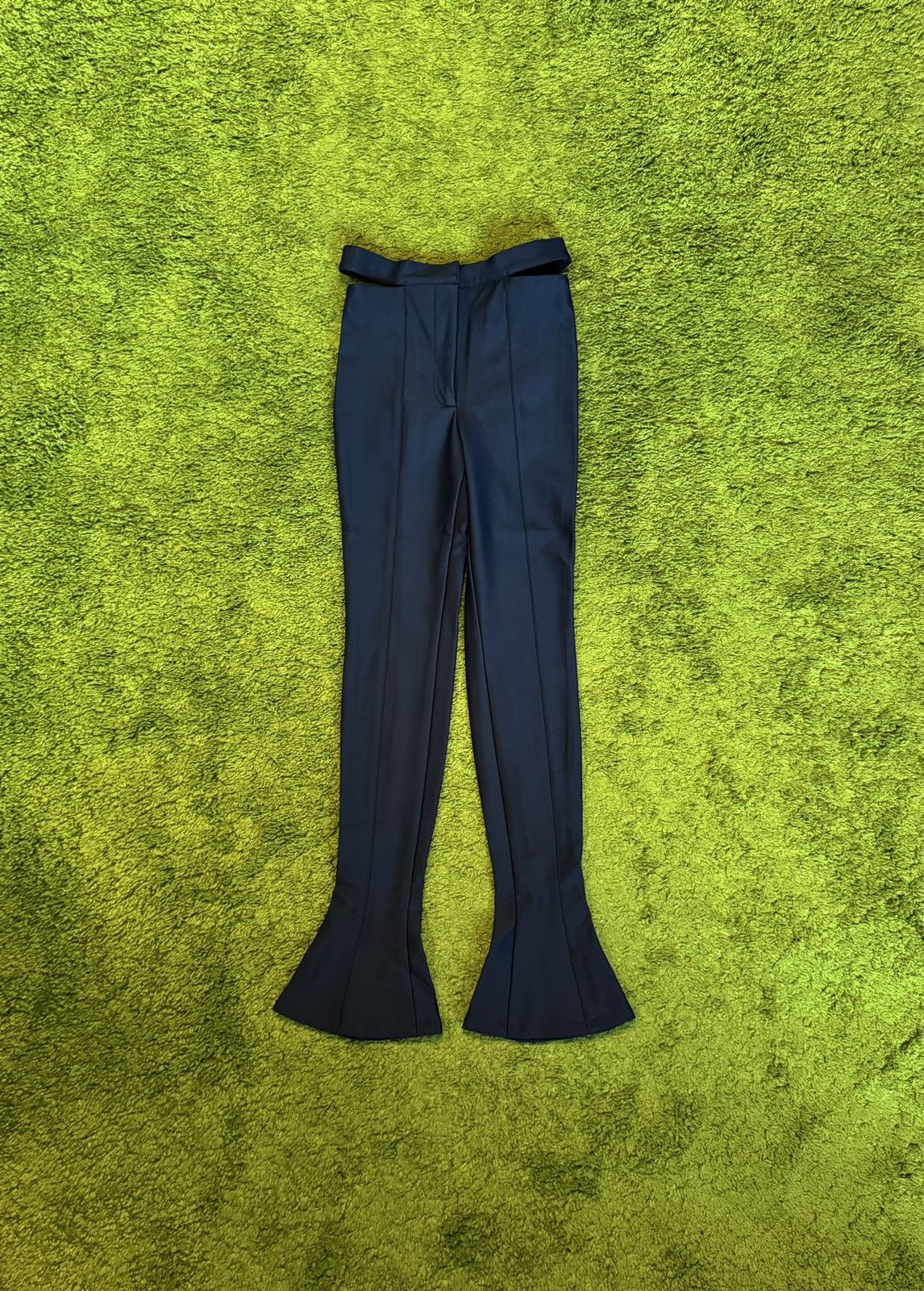 Designer × Mugler × Thierry Mugler Thierry Mugler x H&M cut out high waist flare pants RARE Size 27" / US 4 / IT 40 - 1 Thumbnail