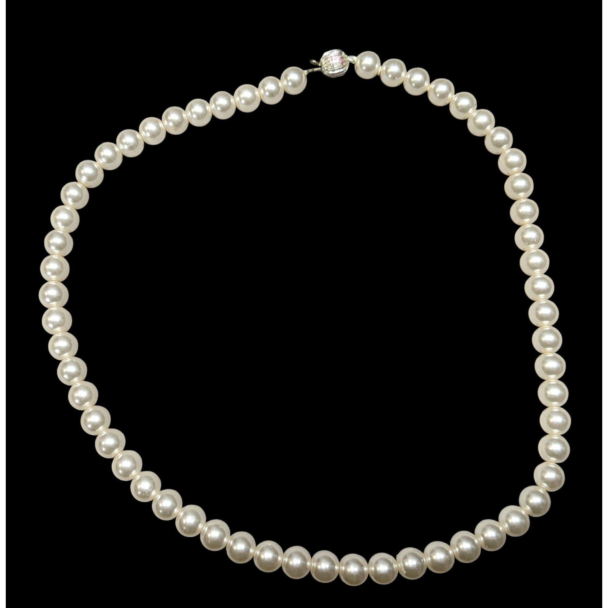 Other Vintage Faux Pearl Beaded Necklace With Hidden Bead Box Clas Size ONE SIZE - 1 Thumbnail