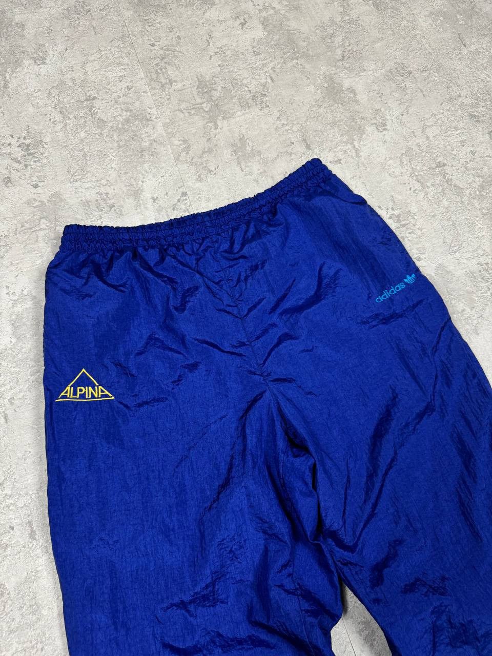 Adidas Vintage 90's Adidas ALPINA Full Tracksuit Nylon Blue Size US M / EU 48-50 / 2 - 15 Thumbnail