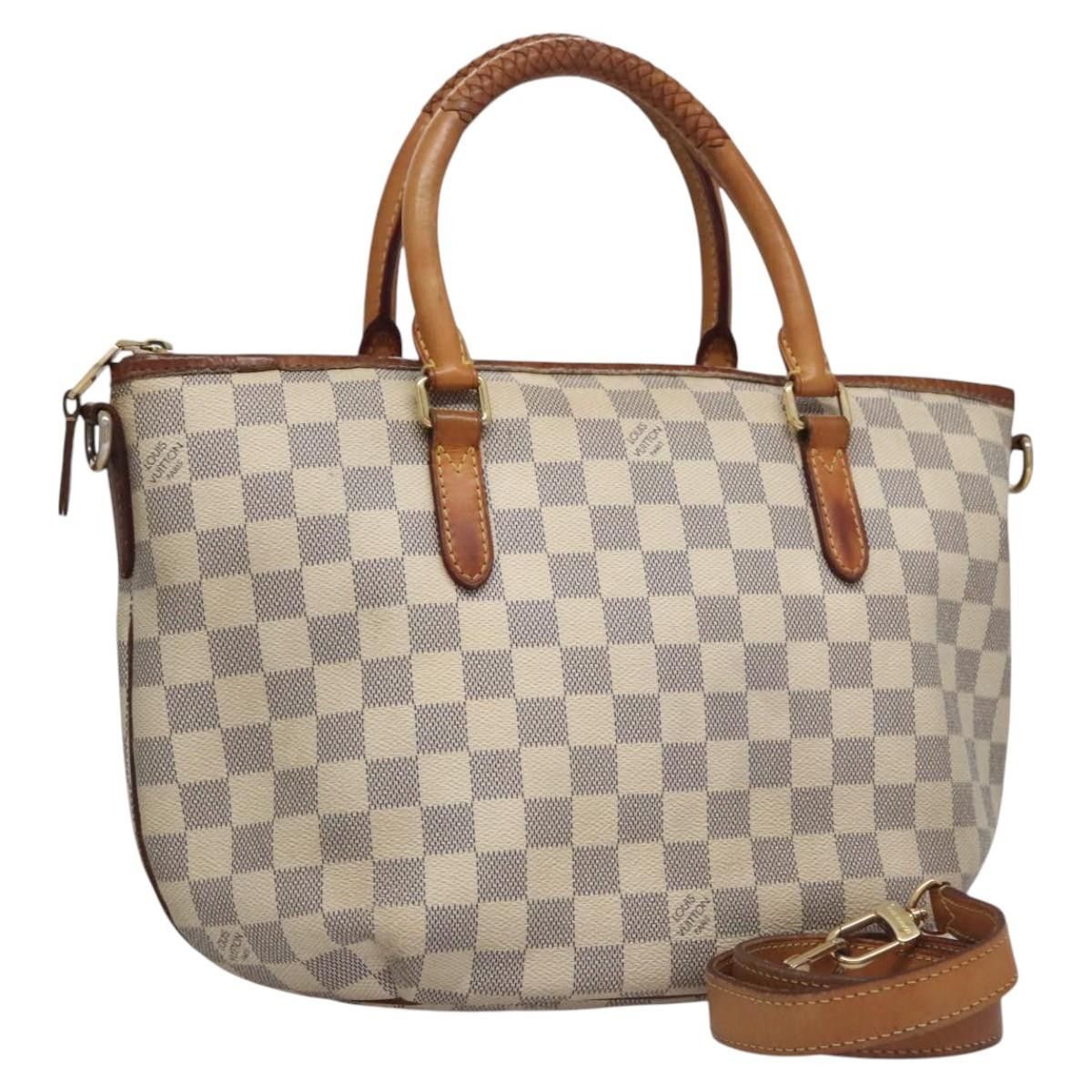 Louis Vuitton Damier Azur Riviera Pm Tote Bag 2Way N48250 Lv Auth Ec654, Women's