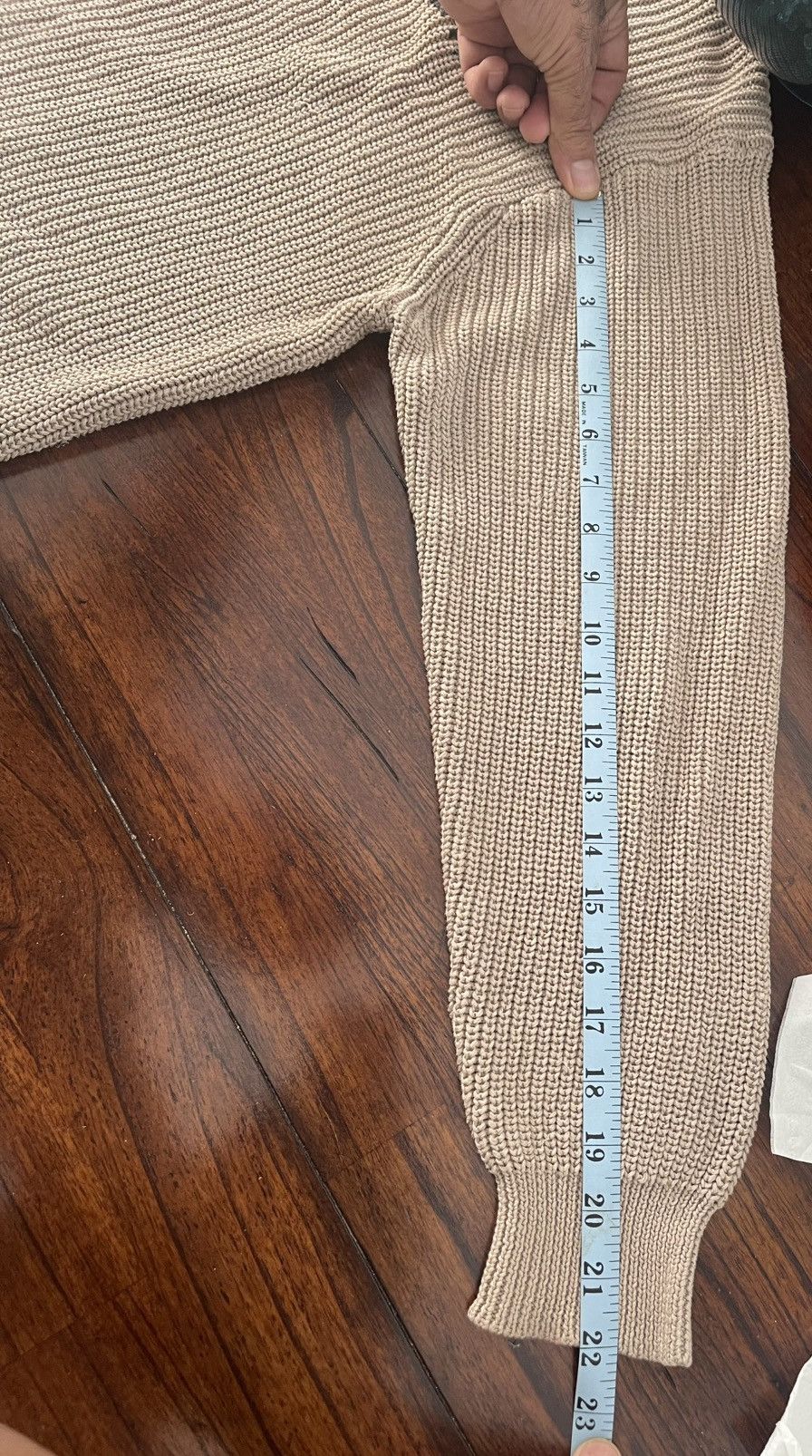 Comme des Garcons SHIRT × Supreme Supreme x CDG Knit Sweater Tan Size US L / EU 52-54 / 3 - 8 Thumbnail