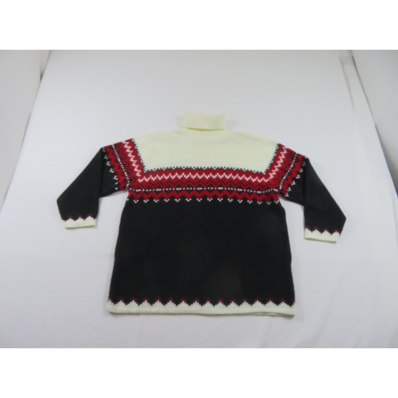 Other Turtle Neck Sweater Very Soft Material! Beige Black Sz XL Size US XL / EU 56 / 4 - 1 Thumbnail