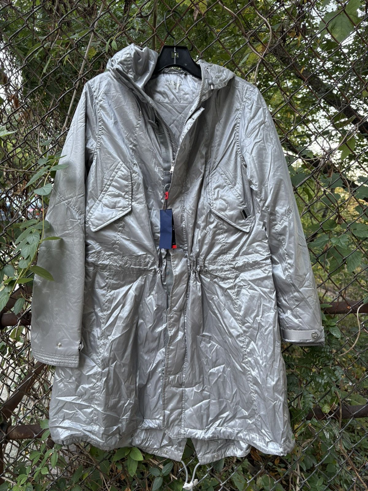 RLX Ralph Lauren RLX Ralph Lauren Metallic Silver Parka — New with Tags Size S / US 4 / IT 40 - 1 Thumbnail