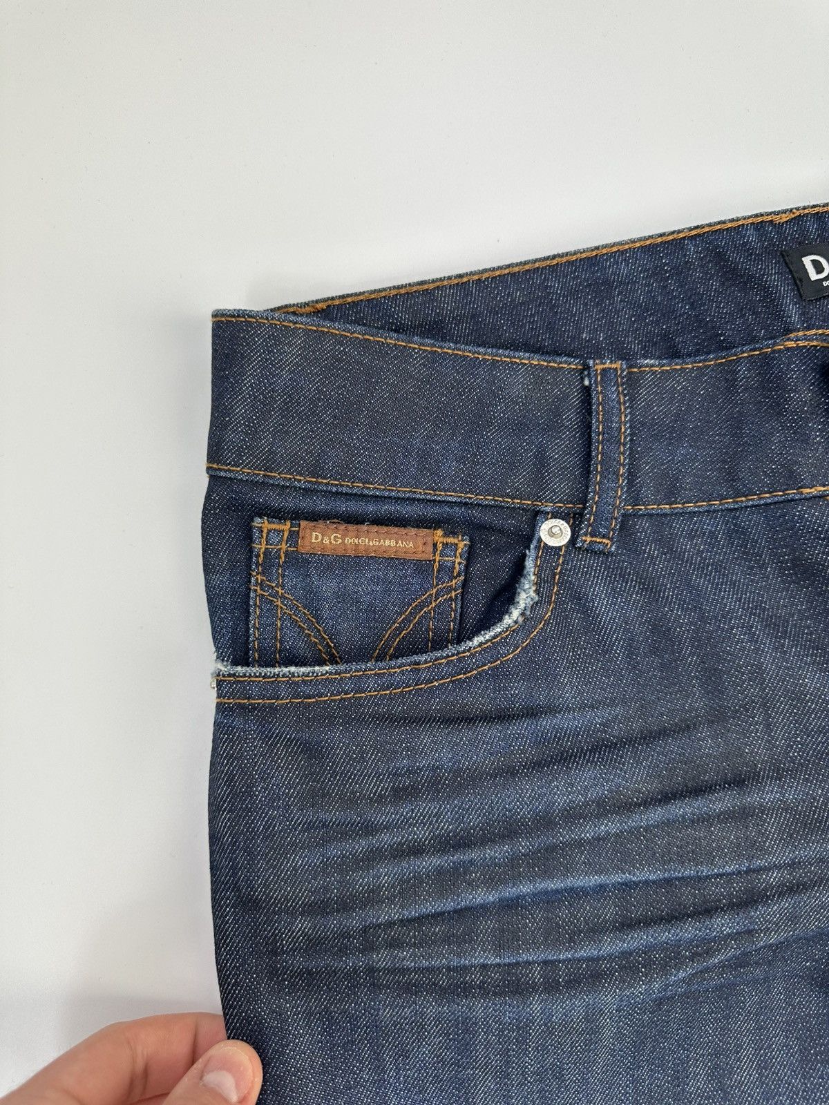 Dolce & Gabbana Flared Dolce&Gabbana Y2K Denim Jeans 26 Size Size 26" / US 2 / IT 38 - 8 Thumbnail