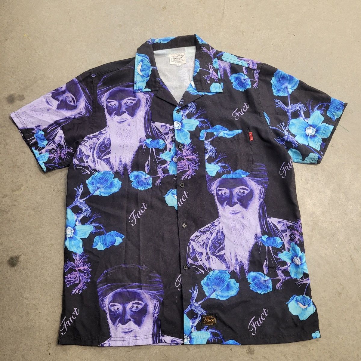 FUCT ⚔️ Fuct War on drugs Rayon ⚔️ Size US L / EU 52-54 / 3 - 2 Thumbnail