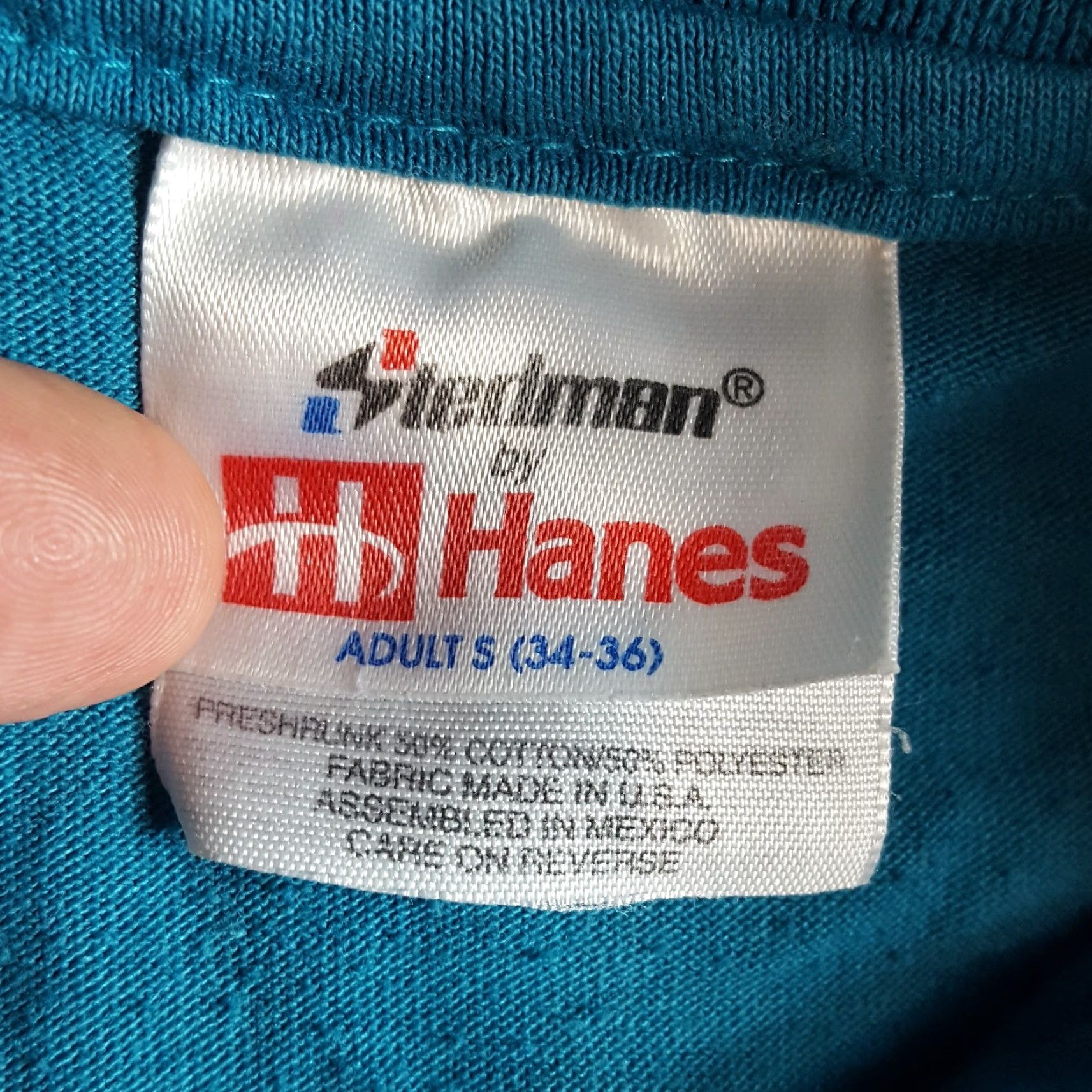 Vintage VINTAGE 80s Stedman ASL I Love You Hand Polo Shirt Sz Small Blue Surf Casual Mens Size US S / EU 44-46 / 1 - 6 Thumbnail