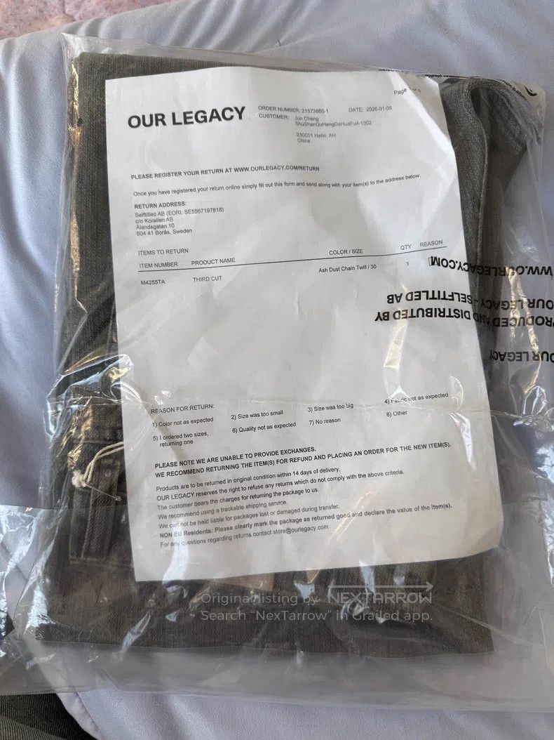 Our Legacy Our Legacy Gray denim pants Size US 30 / EU 46 - 7 Thumbnail