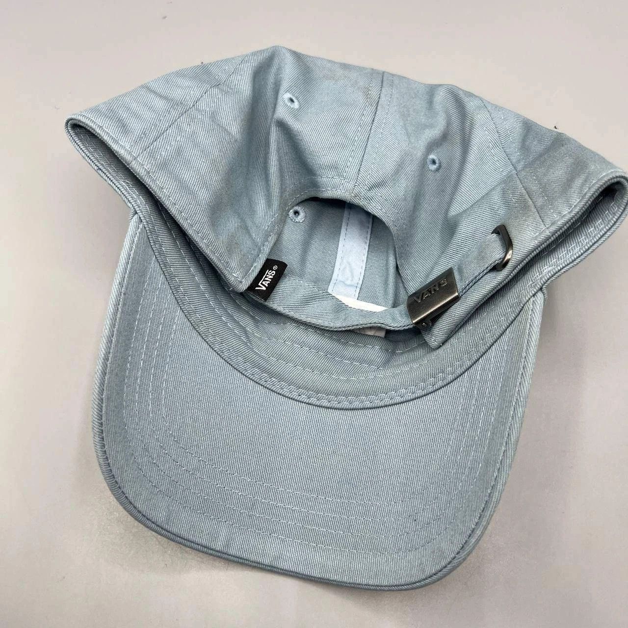 Vans Vans Court Side Hat Men Blue Embroidered Strap Back Cap Size ONE SIZE - 8 Thumbnail