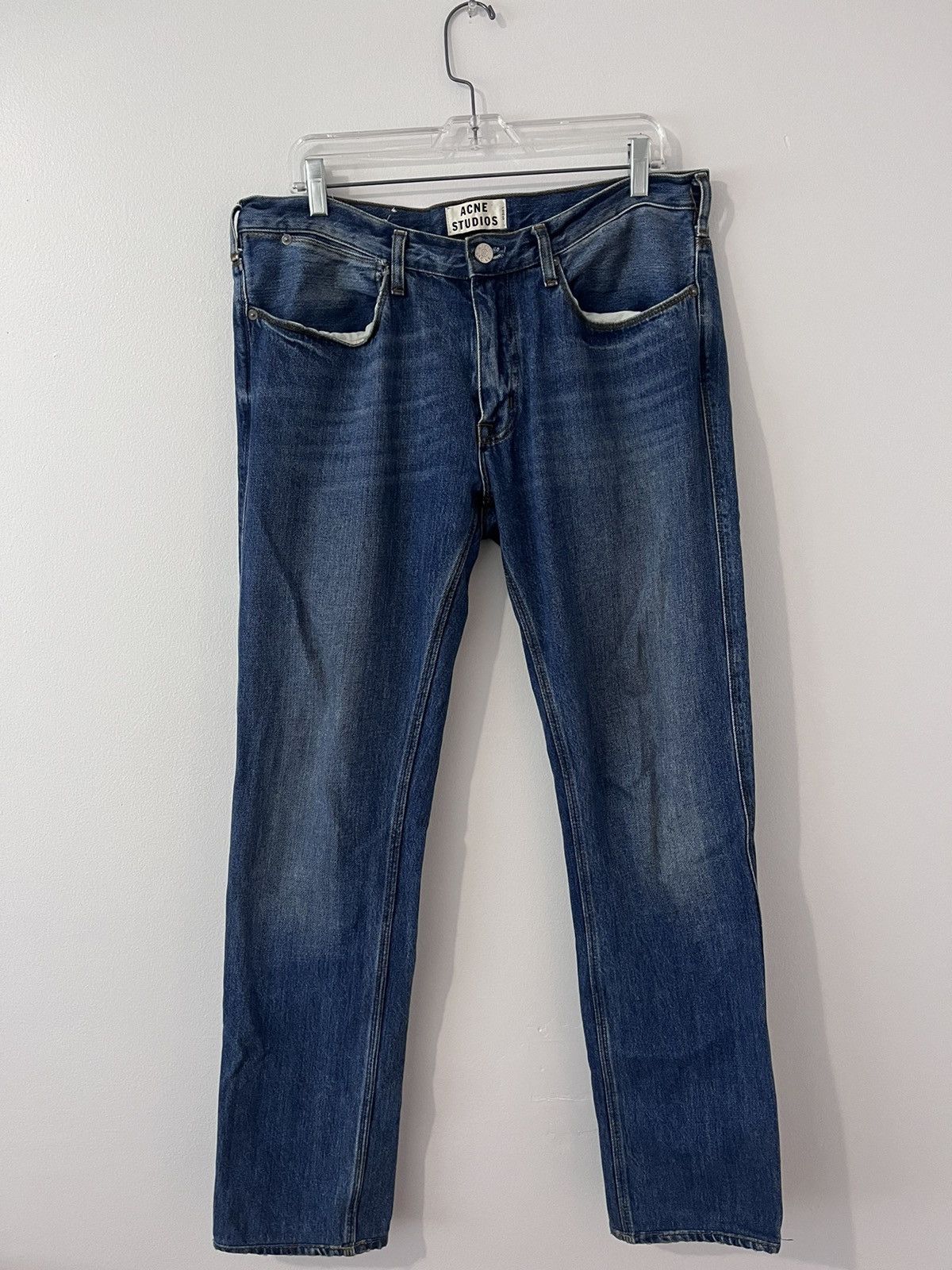 Acne Studios Acne Max vintage blue denim Size US 36 / EU 52 - 1 Thumbnail