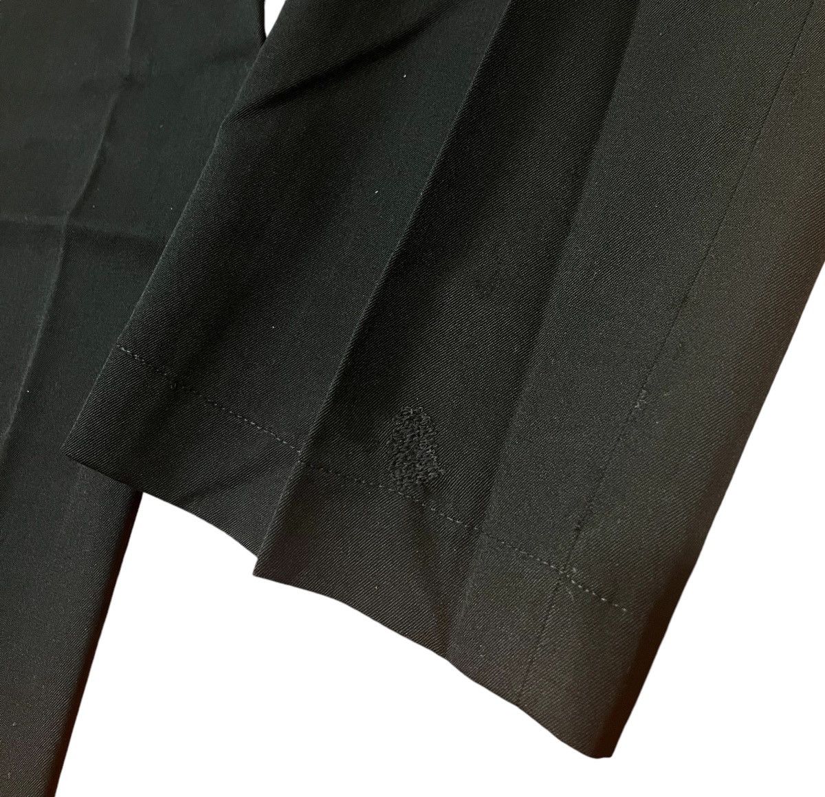 Comme des Garcons Tricot cdg AD2000 wool blend pleated flowy straight trousers Size US 29 - 3 Thumbnail
