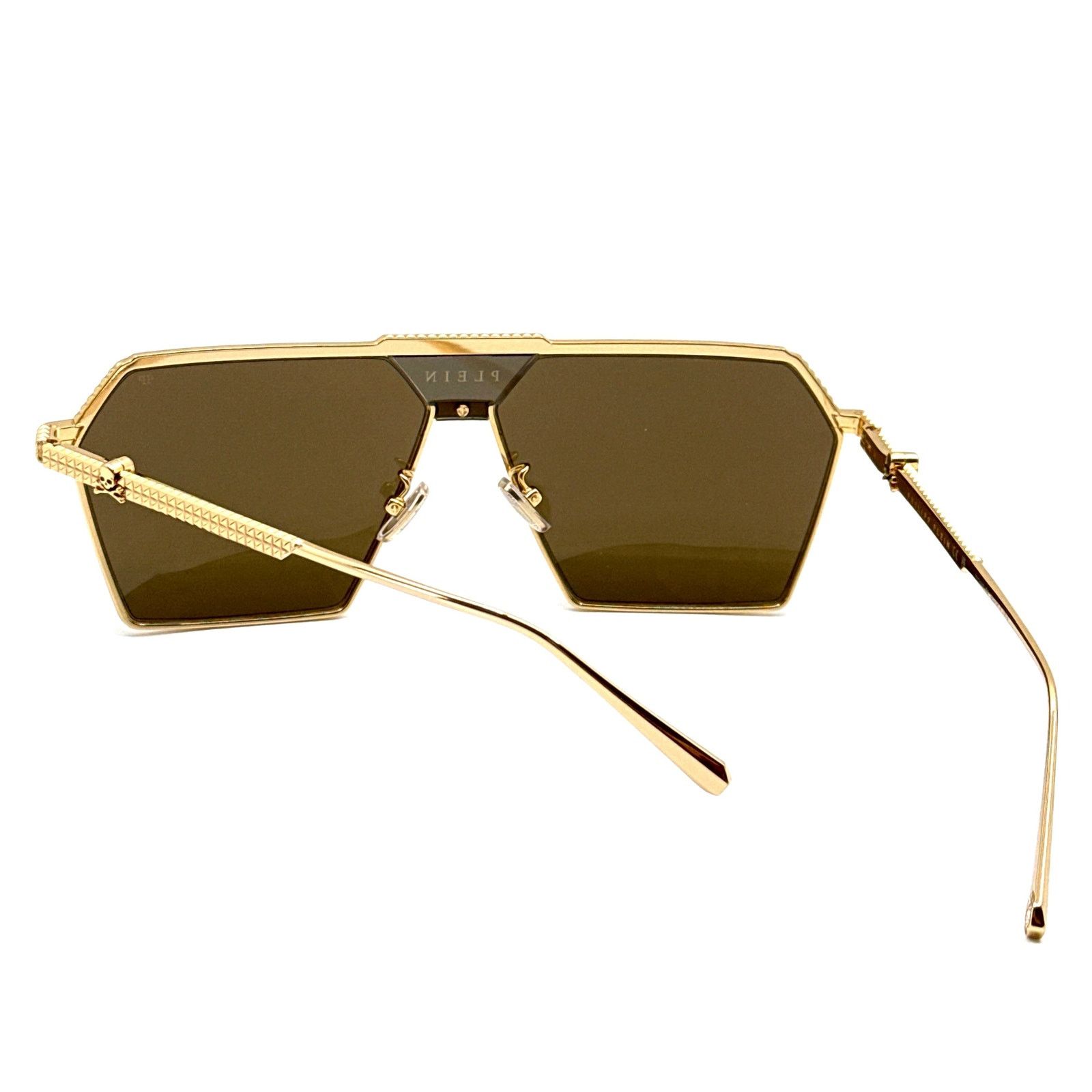 Philipp Plein PHILIPP PLEIN Sunglasses Stud SPP076V Col400G Authentic Size ONE SIZE - 10 Thumbnail