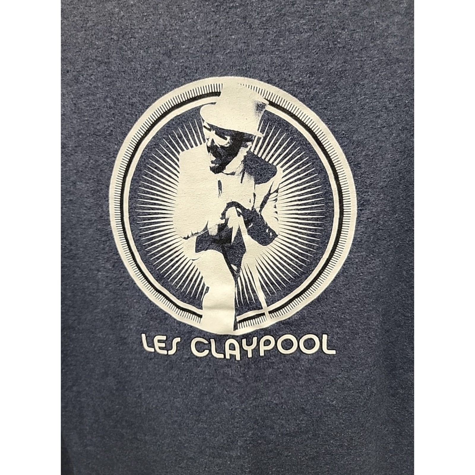 Vintage VINTAGE LES CLAYPOOL Primus Tee Shirt XL Blue 90s Mens T-Shirt Regular Fit Crew Neck Short Sleeve Frog Brigade Oysterhead Fans 1990s Rare Sundog Size US XL / EU 56 / 4 - 2 Thumbnail