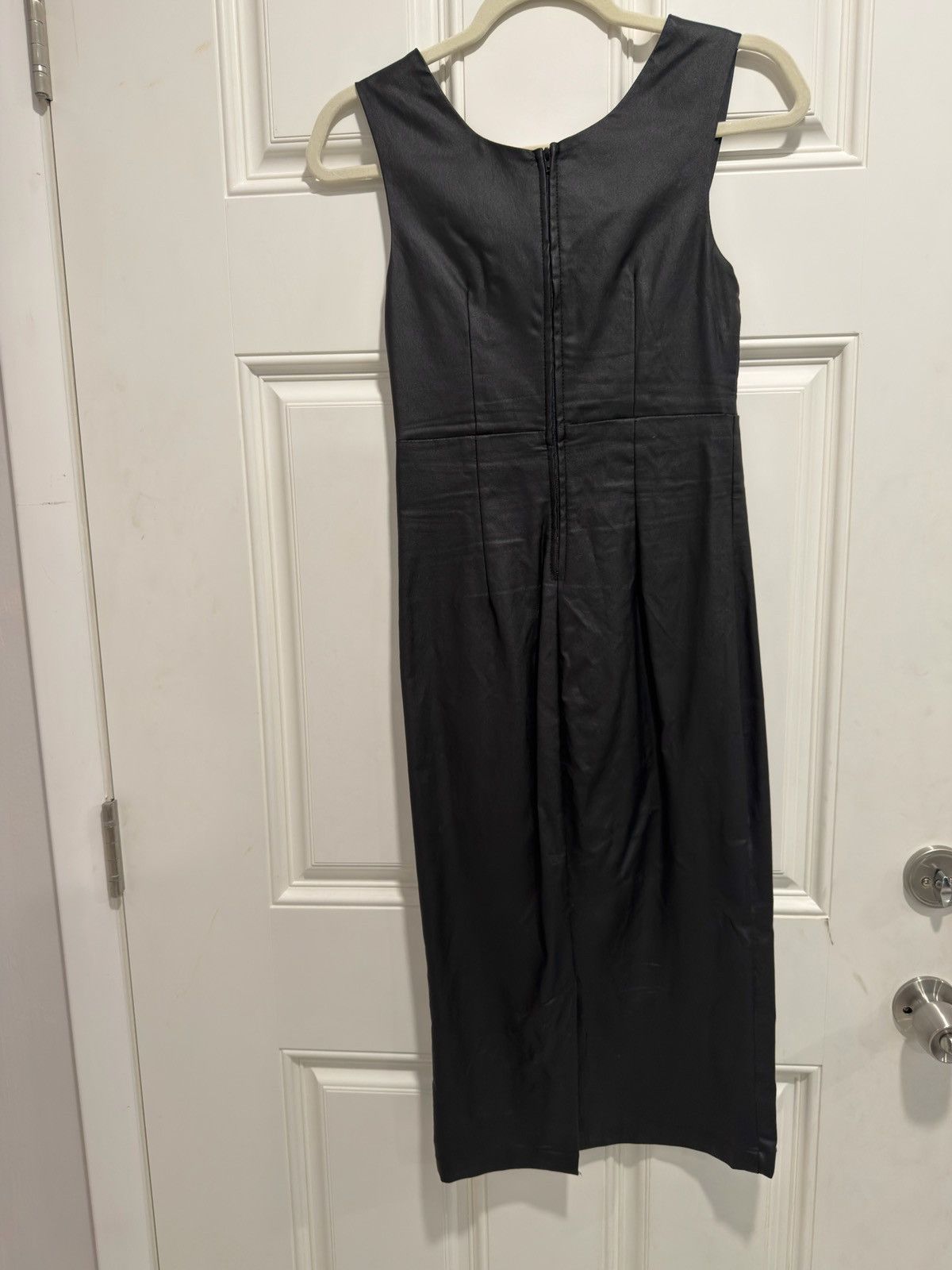 Other 1950’s Black leather dress Size L / US 10 / IT 46 - 2 Thumbnail