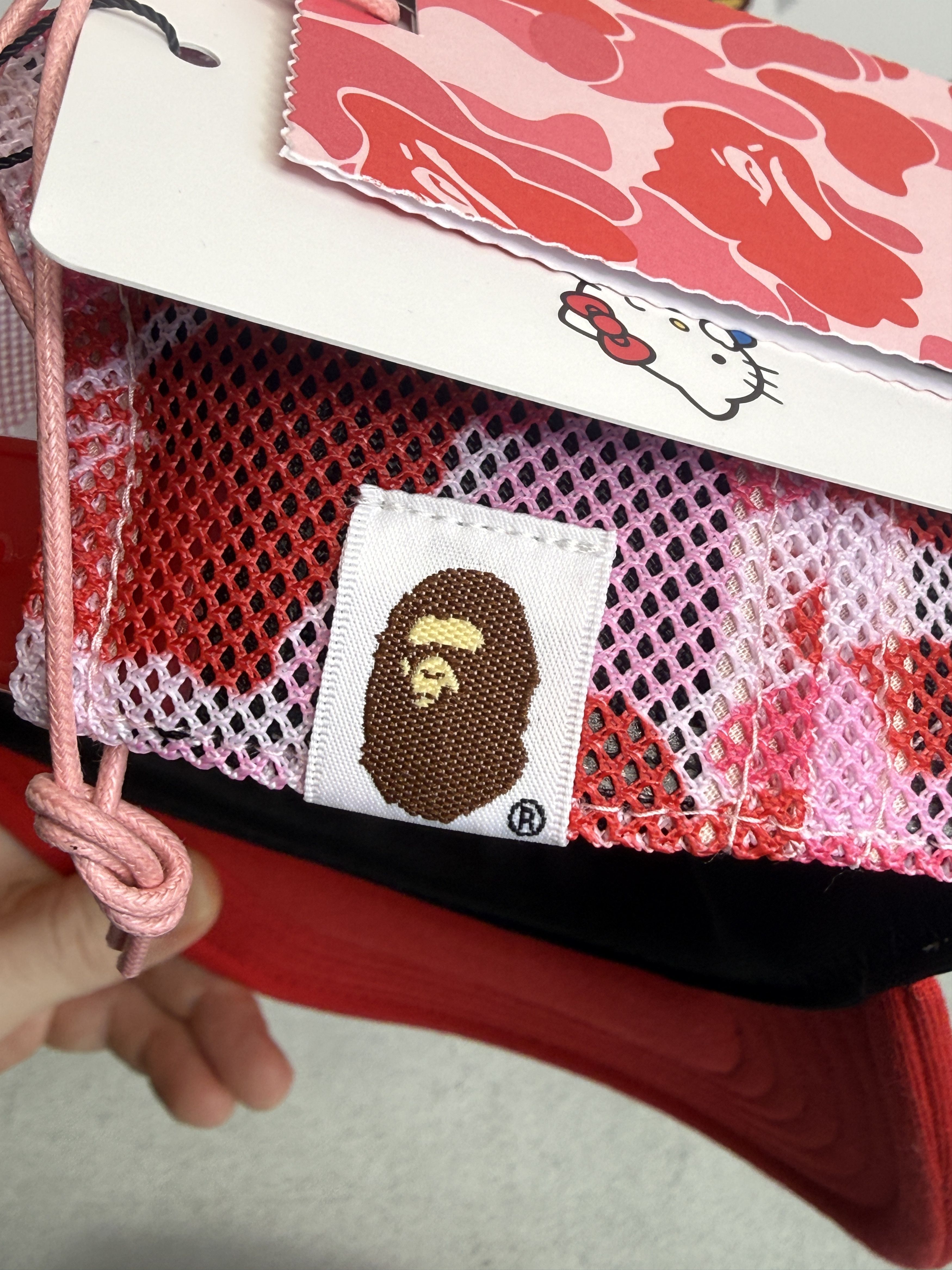 Bape BAPE X HELLO KITTY ABC CAMO MESH CAP Size ONE SIZE - 11 Thumbnail