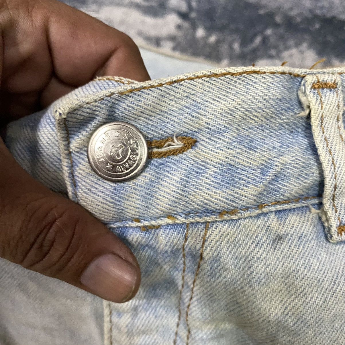Japanese Brand × Jean × Vintage Vintage Japan Splatter Denim Jeans Size US 31 - 4 Thumbnail