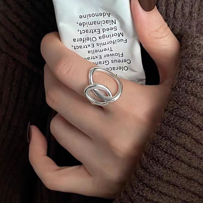Jewelry New Trend Jewelry Rings Open Size Chrome Ring (Size 7-13) Size ONE SIZE - 4 Thumbnail