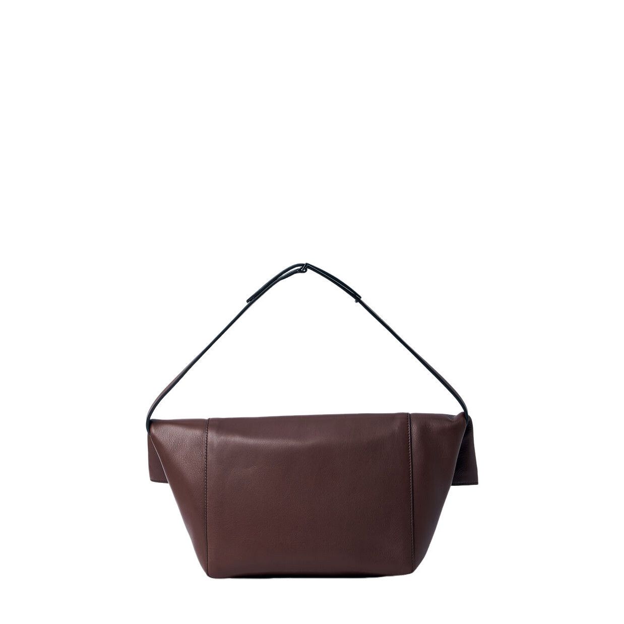 Max Mara MAX MARA Brown Leather Shoulder Bag New And Authentic Size ONE SIZE - 2 Thumbnail
