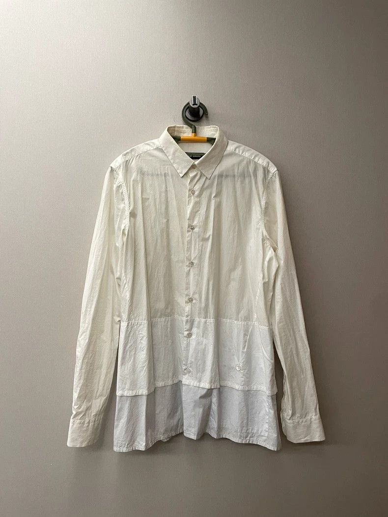 Other Raf simons White stitched hem shirt Size US M / EU 48-50 / 2 - 3 Thumbnail