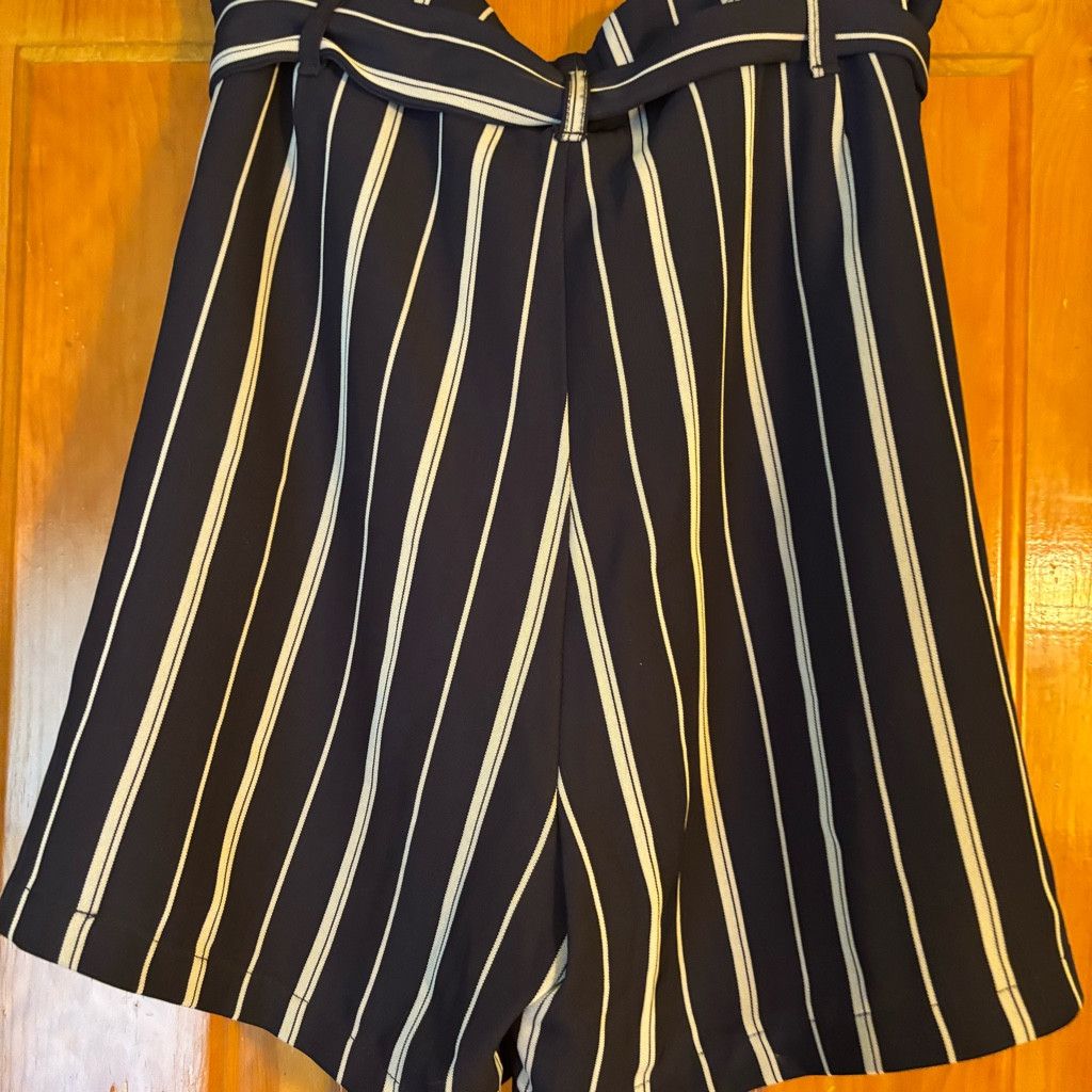 Tribal Streetwear Tribal Jeans Blue/white stripe dress shorts Size 27" / US 4 / IT 40 - 4 Thumbnail