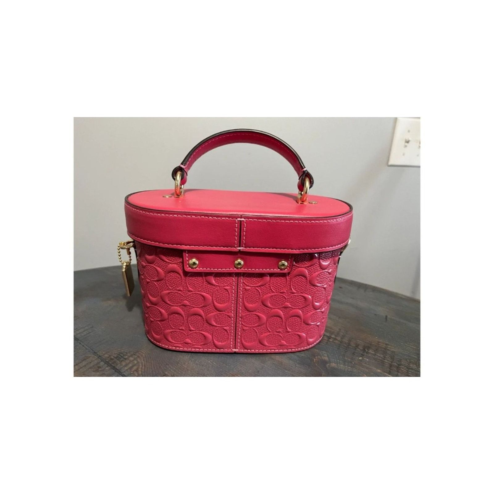 Coach 100% NWT Sig Leather Kay Crossbody Strawberry Haze CH316 Size ONE SIZE - 2 Thumbnail