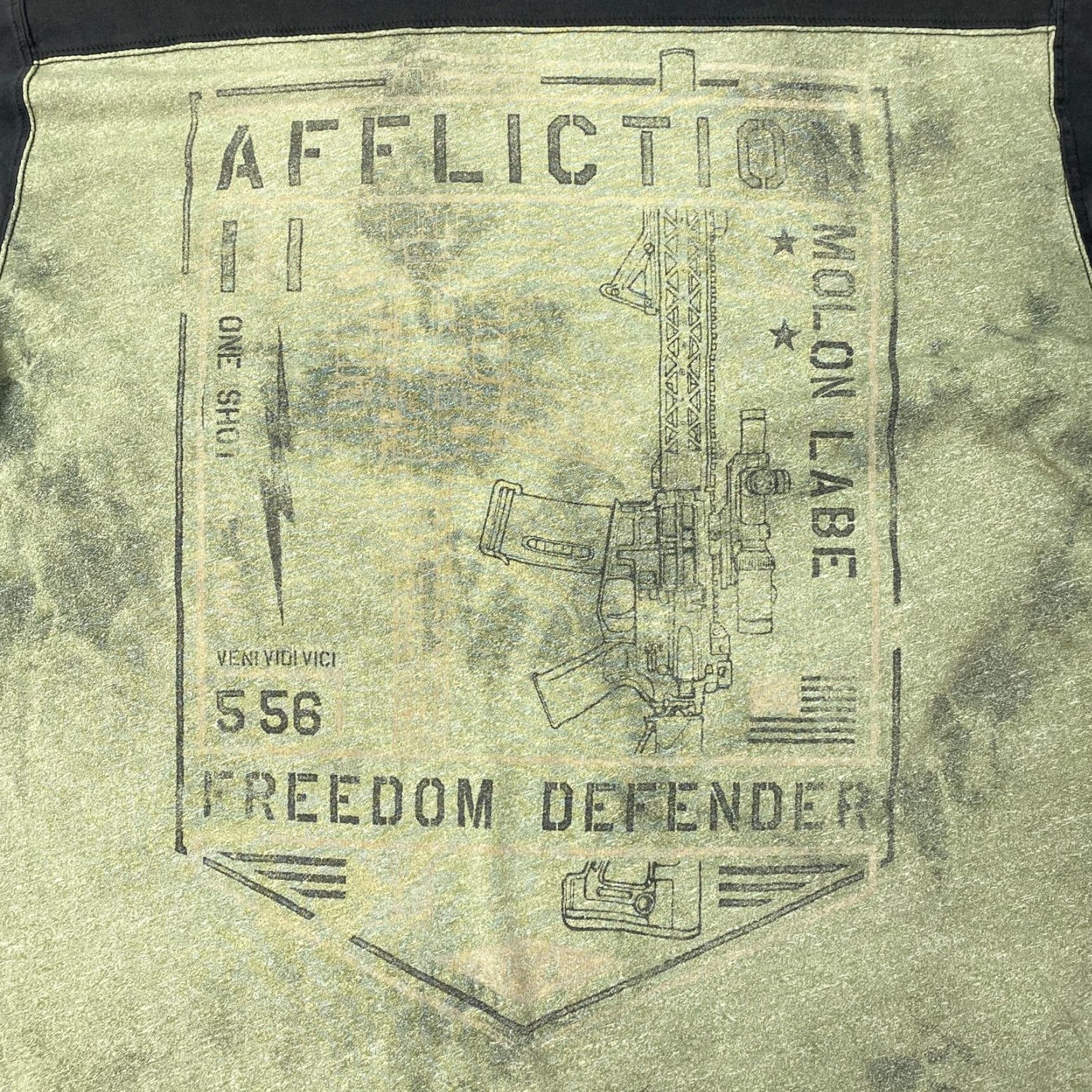 Affliction AFFLICTION Shirt Mens 3XL Green Freedom Defender Molon Labe Tee Made in USA Shirt Mens 3XL Green Freedom Defender Molon Labe Tee Made in USA Size US XXL / EU 58 / 5 - 2 Thumbnail