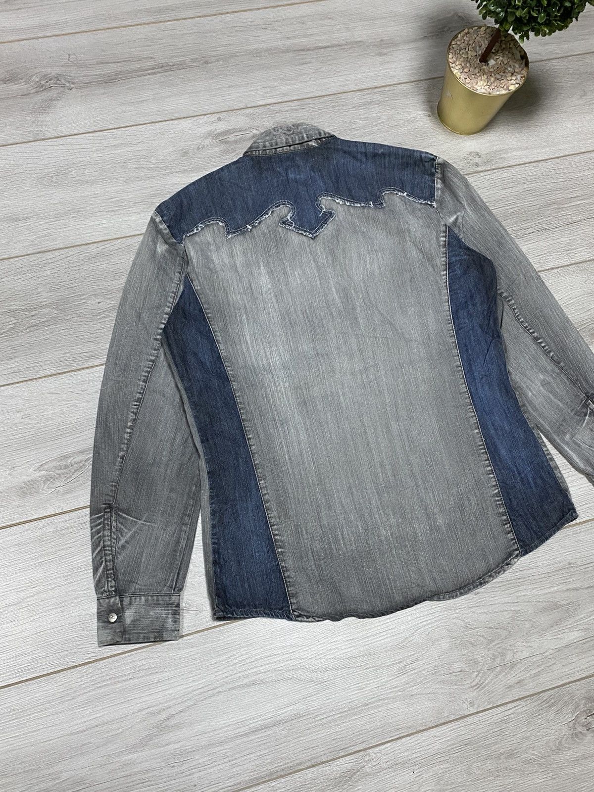 Diesel Diesel vintage western style cowboy denim shirt buttons up Size US M / EU 48-50 / 2 - 5 Thumbnail
