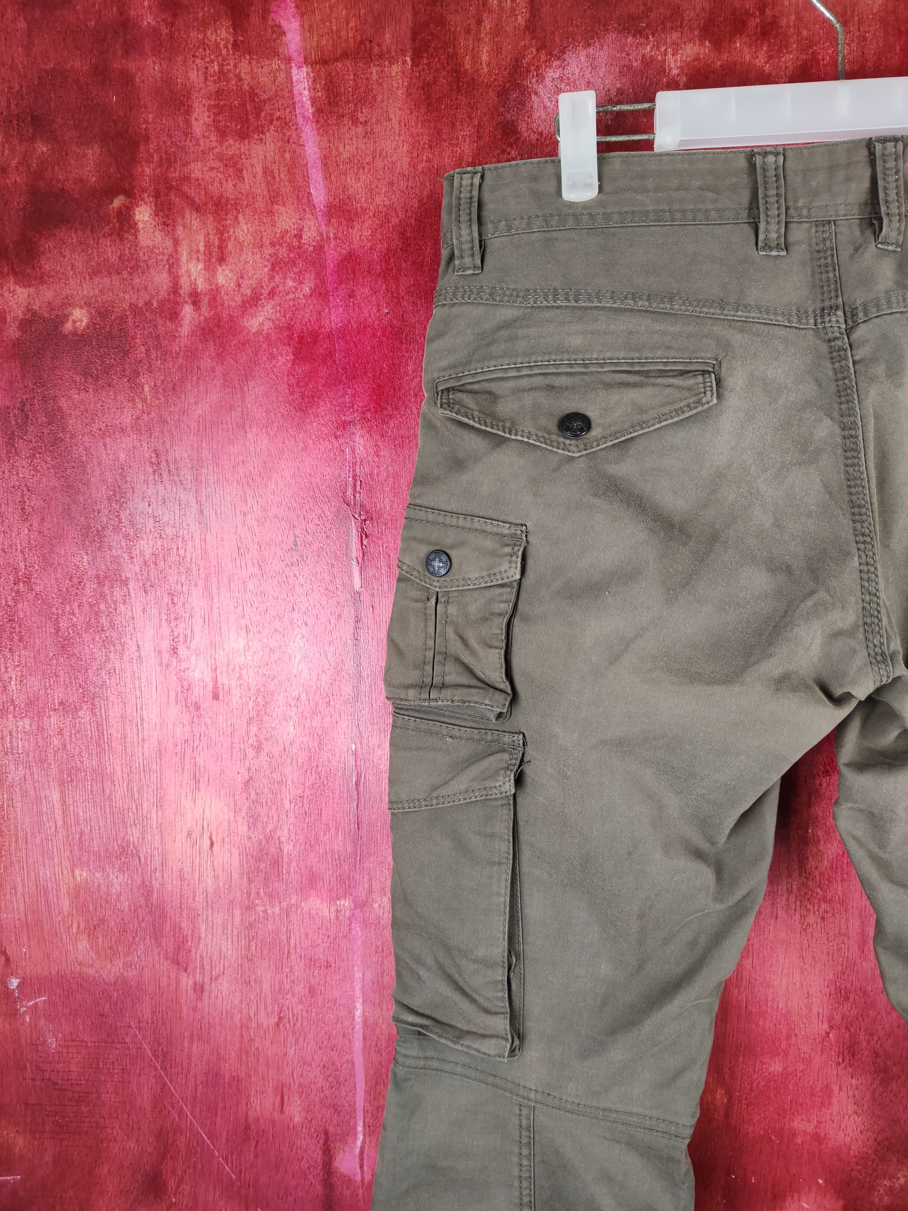 Japanese Brand DL Nicole Club Dark Brown Multipocket Cargo Pants #S1260 Size US 30 / EU 46 - 8 Thumbnail