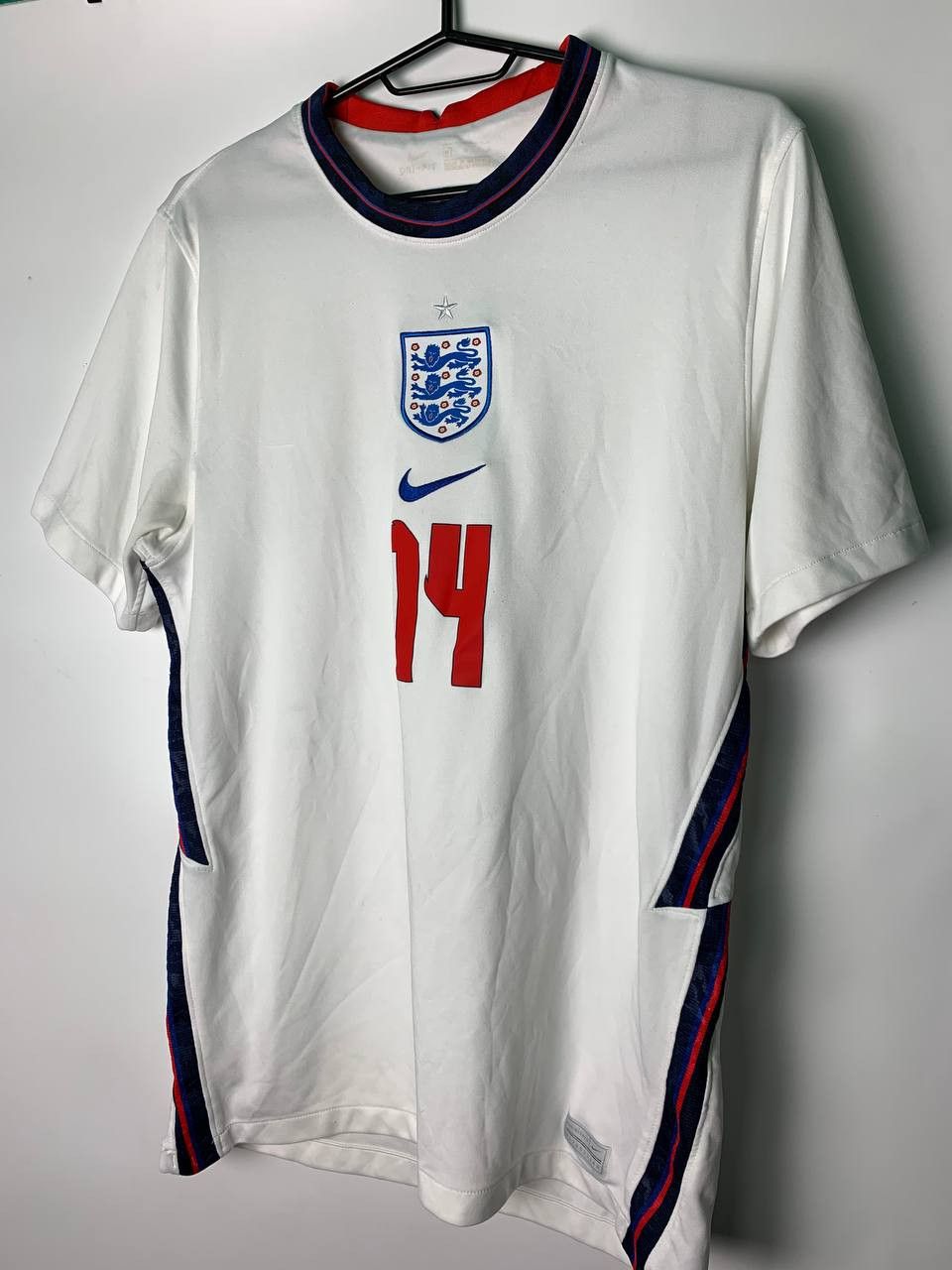2020-21 England Nike Home Shirt #14 Phillips Soccer Jersey