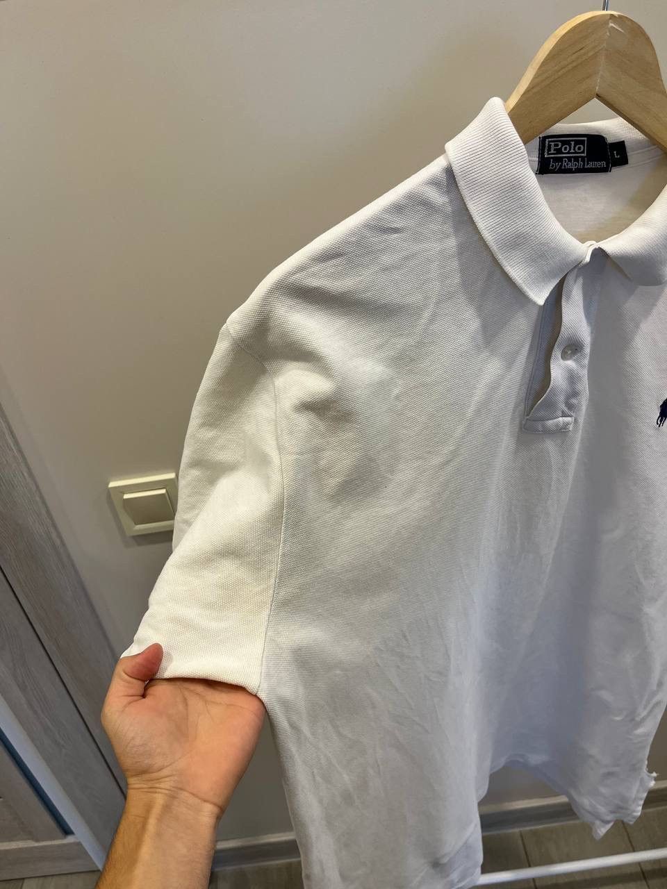 Polo Ralph Lauren Vintage 90s Polo Ralph Lauren Rugby Pocket Earth Tone White Size US L / EU 52-54 / 3 - 4 Thumbnail