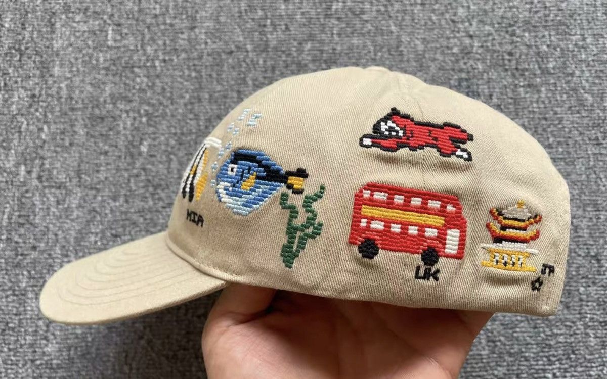 Billionaire Boys Club BBC ICECREAM Fully Embroidered Curved-Brim Cap Size ONE SIZE - 4 Thumbnail