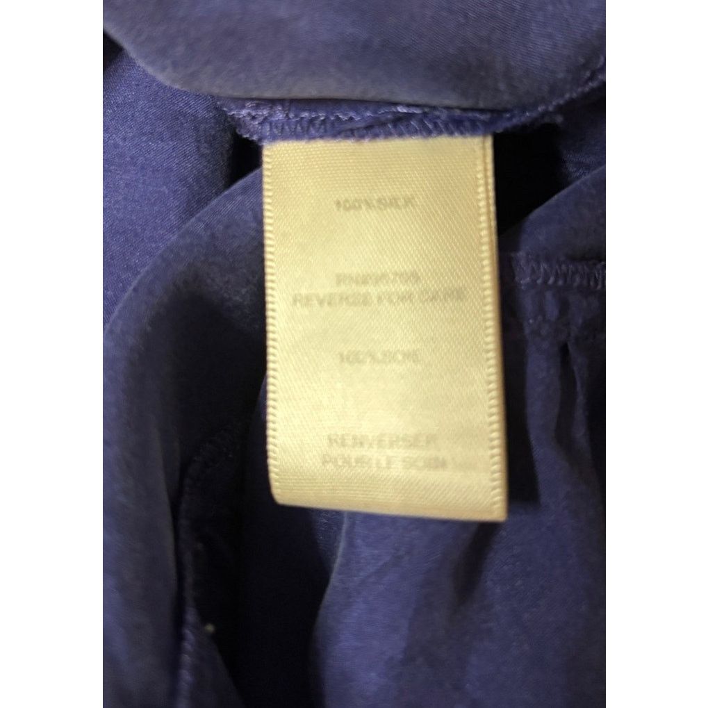 Rebecca Taylor Rebecca Taylor Silk Tiered Maxi Navy Dress Size S Size S / US 4 / IT 40 - 4 Thumbnail