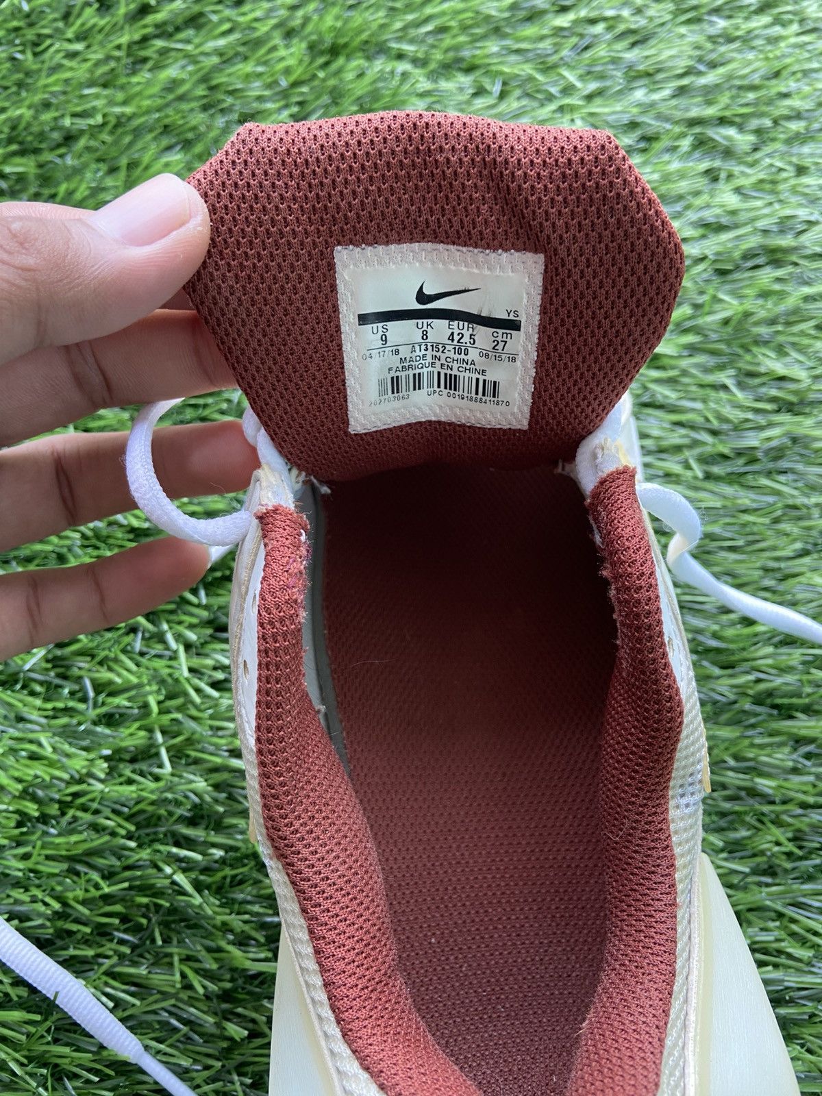 A-COLD-WALL* × Nike A-Cold-Wall x Nike Zoom Vomero 5 Sail Size US 9 / EU 42 - 18 Thumbnail