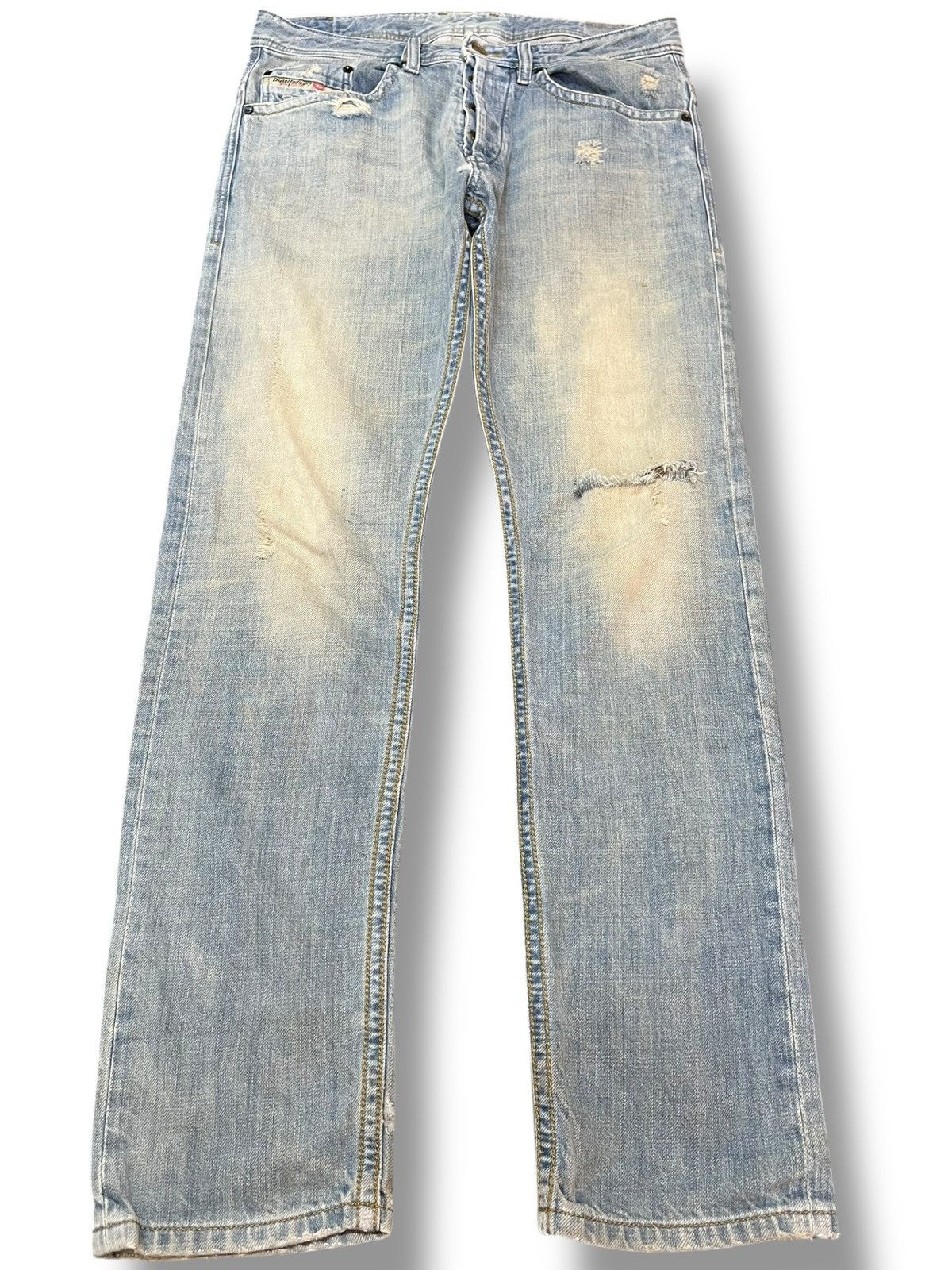 Diesel Vintage Diesel Bradon Mudwash Faded Distressed Denim Size US 32 / EU 48 - 1 Thumbnail