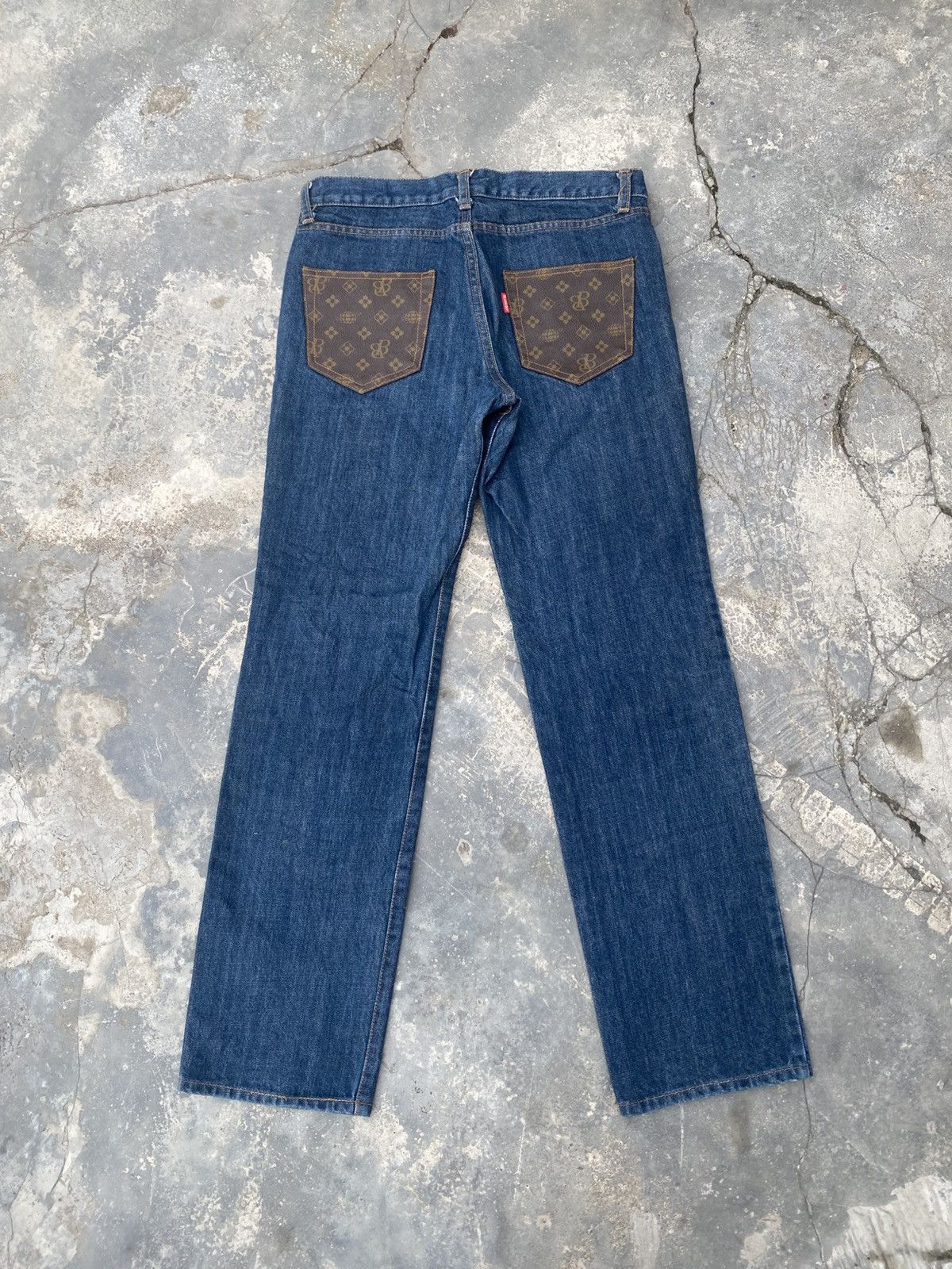 Beams Plus Beams Boy LV Monogram jeans Size US 29 - 2 Thumbnail