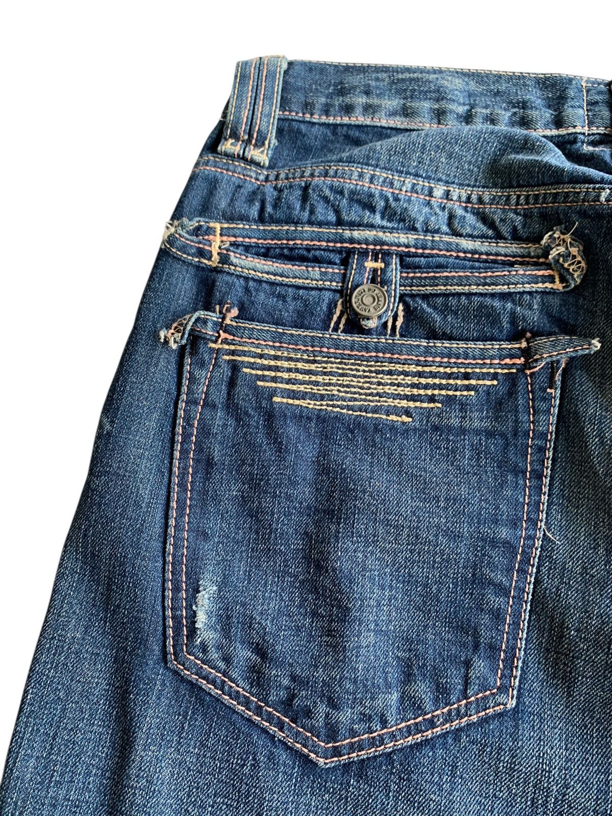 If Six Was Nine TAVERNITI SO JEANS SELVEDGE BUTTON FLY JAPANESE DENIM Size US 33 - 11 Thumbnail