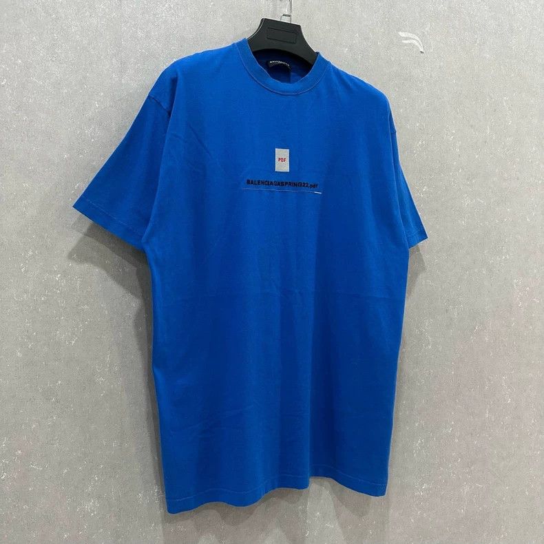 Balenciaga Balenciaga Embroidered Klein Blue Size US L / EU 52-54 / 3 - 3 Thumbnail
