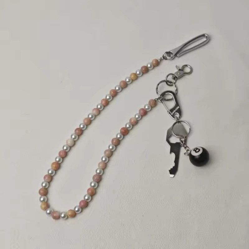 Jewelry Black Eight Key Buckle Luxurious Y2K Pants Waist Chain Size ONE SIZE - 4 Thumbnail