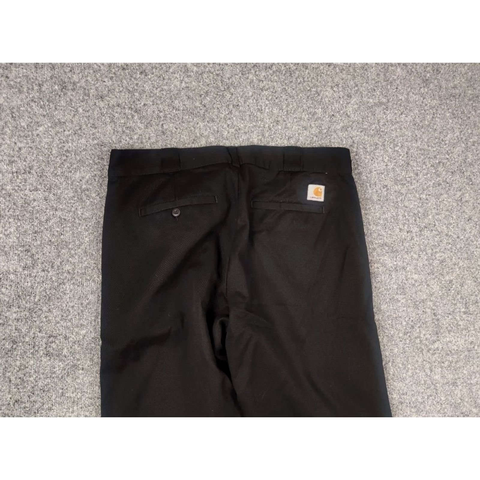 Carhartt VINTAGE Carhartt Master Black Logo Canvas Trouser Loose-fitting Pants Size US 34 / EU 50 - 6 Thumbnail