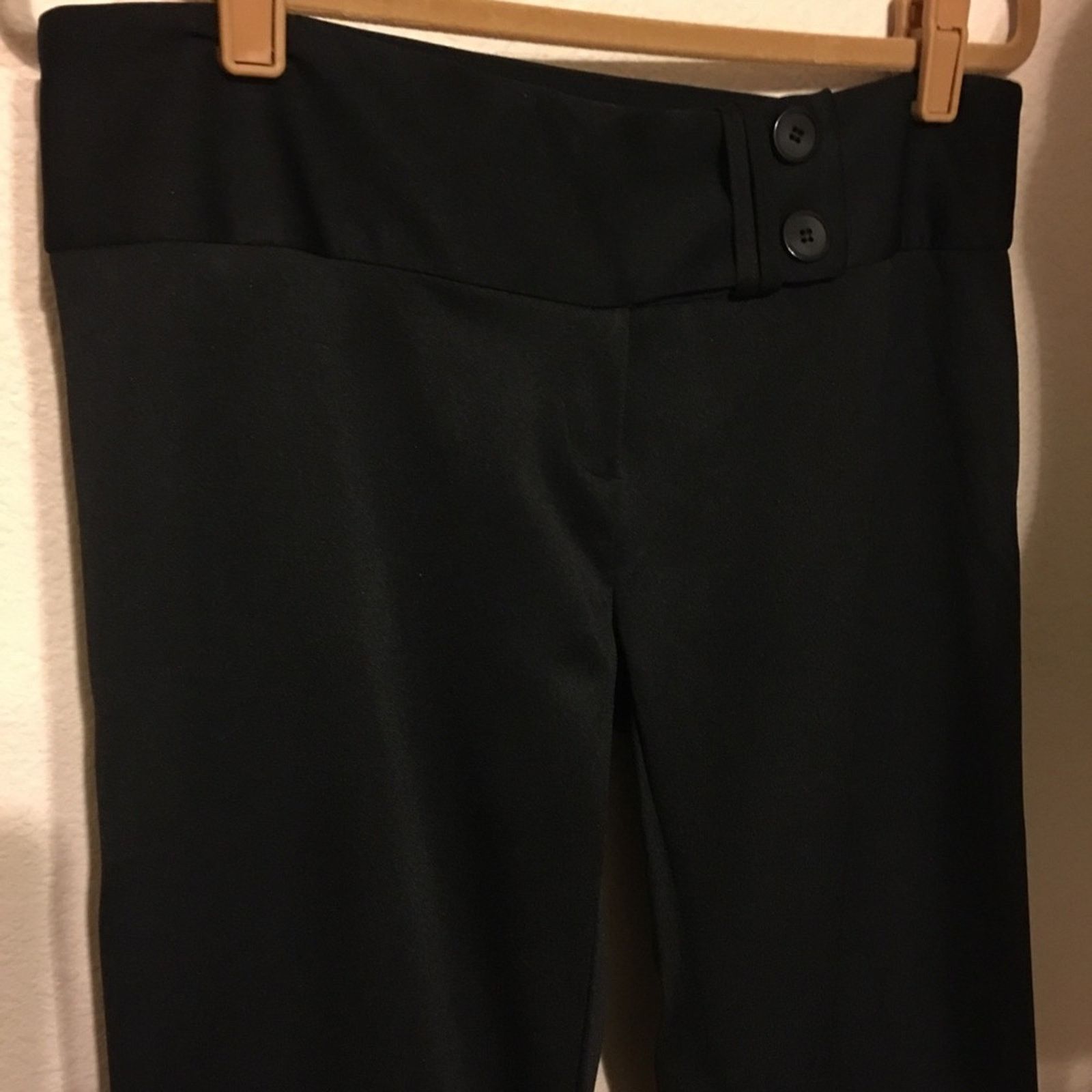 Other Exact Change black stretch slacks NWT 11/12 Size 34" / US 12 / IT 48 - 2 Thumbnail