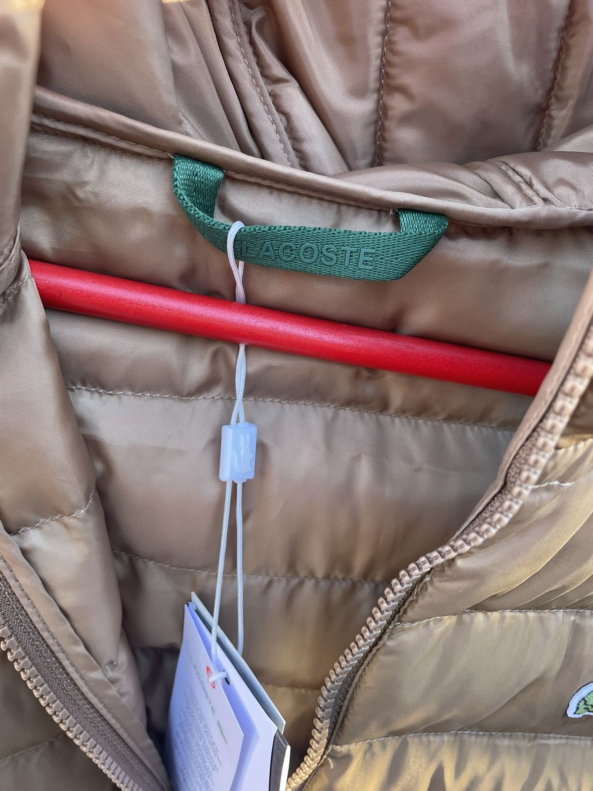 Lacoste Lacoste sand brown down jacket Size US M / EU 48-50 / 2 - 7 Thumbnail