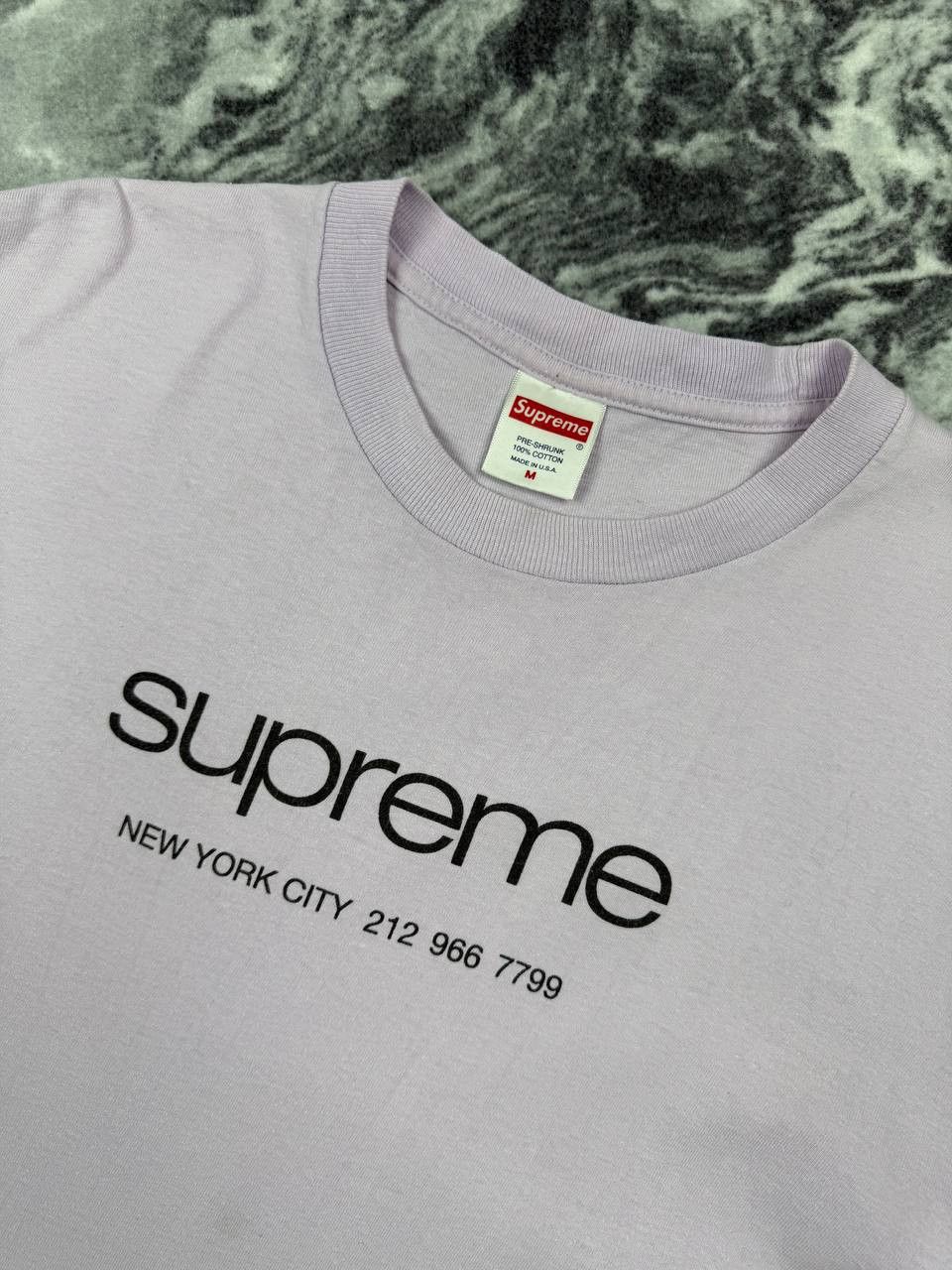 Supreme Supreme Shop Tee New York City Men M Purple Size US M / EU 48-50 / 2 - 2 Thumbnail